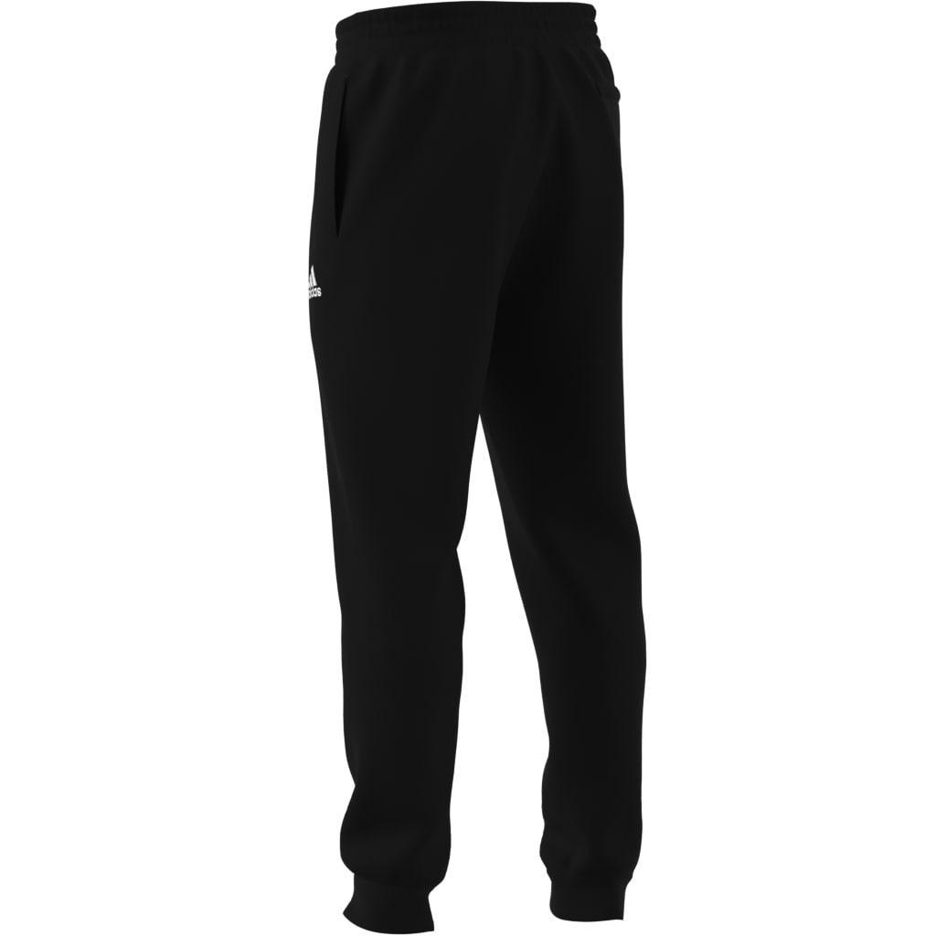 Essentials Fleece Regular Tapered Joggers, Black, , large image number 6