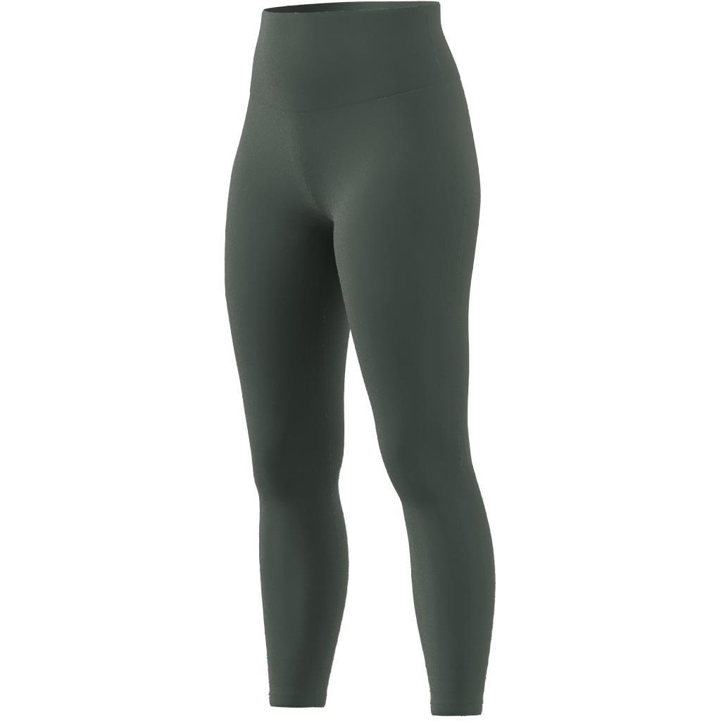 Yoga Essentials High-Waisted Leggings, Green, A901_ONE, large image number 3