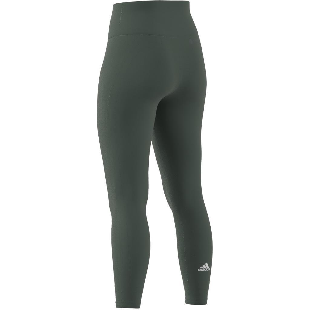 Yoga Essentials High-Waisted Leggings, Green, A901_ONE, large image number 4