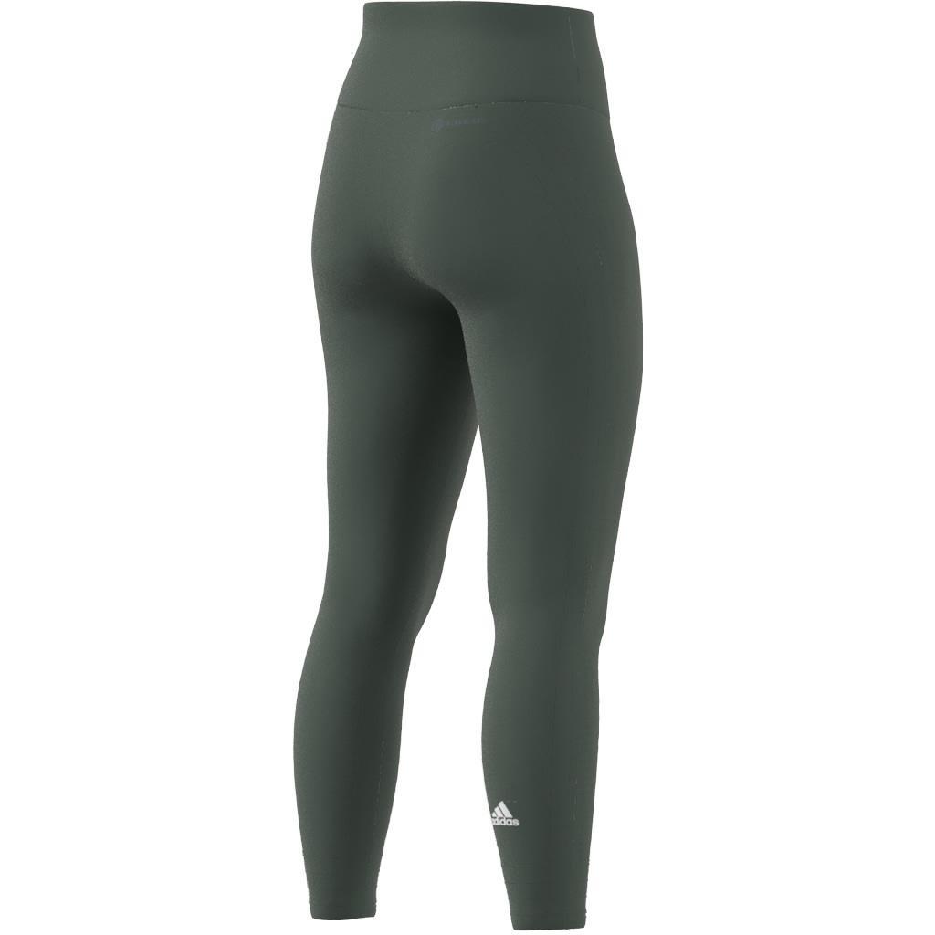 Yoga Essentials High-Waisted Leggings, Green, A901_ONE, large image number 8