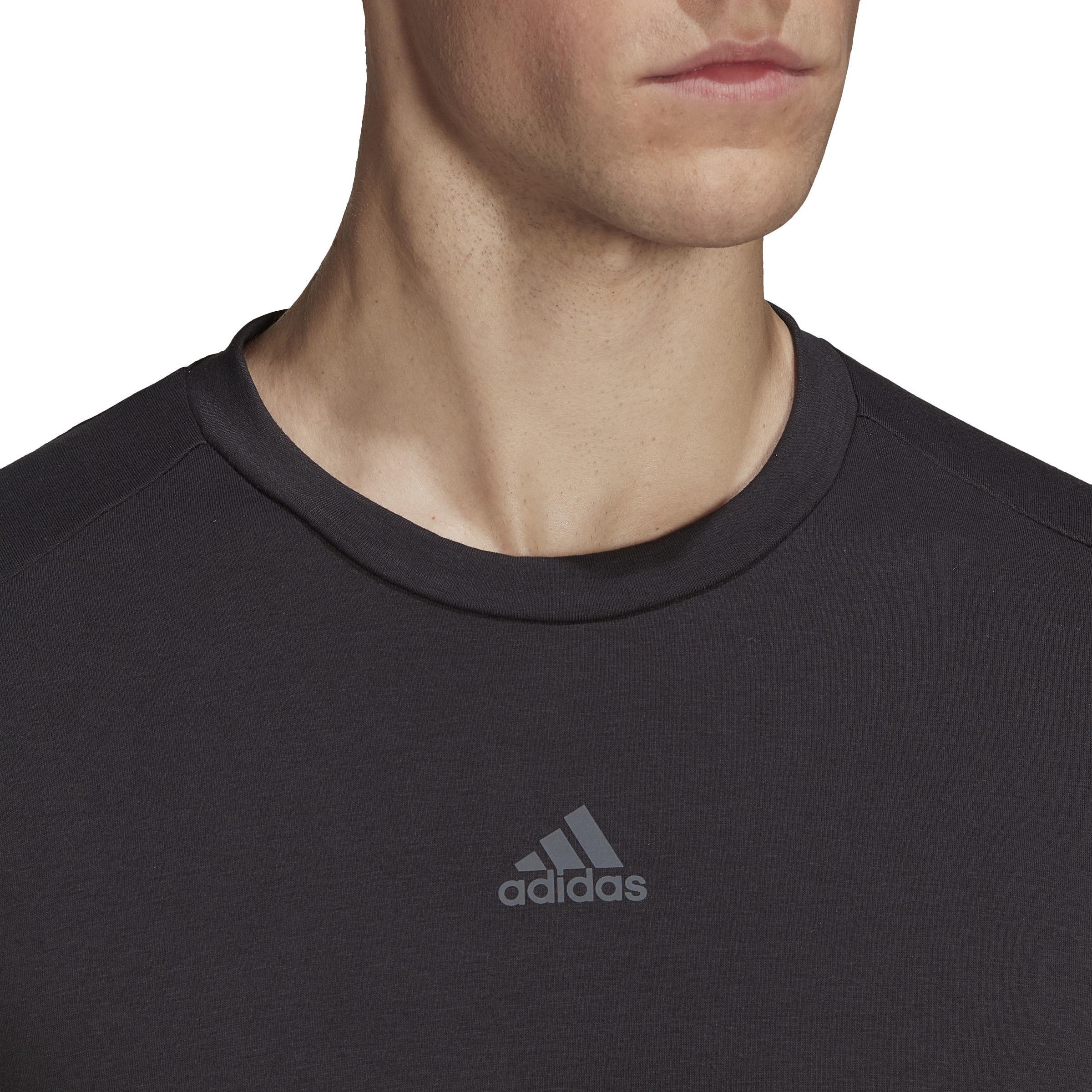 Aeroready Yoga T-Shirt, Black, A901_ONE, large image number 7