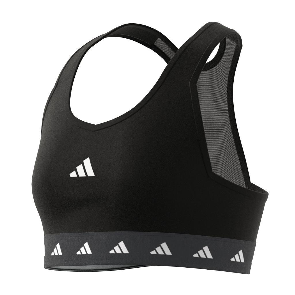 Kids Aeroready Techfit Sports Bra, Black, A901_ONE, large image number 10