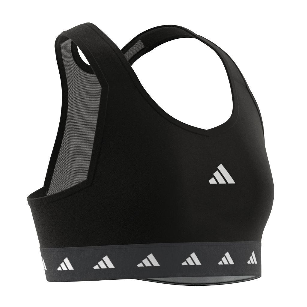 Kids Aeroready Techfit Sports Bra, Black, A901_ONE, large image number 13