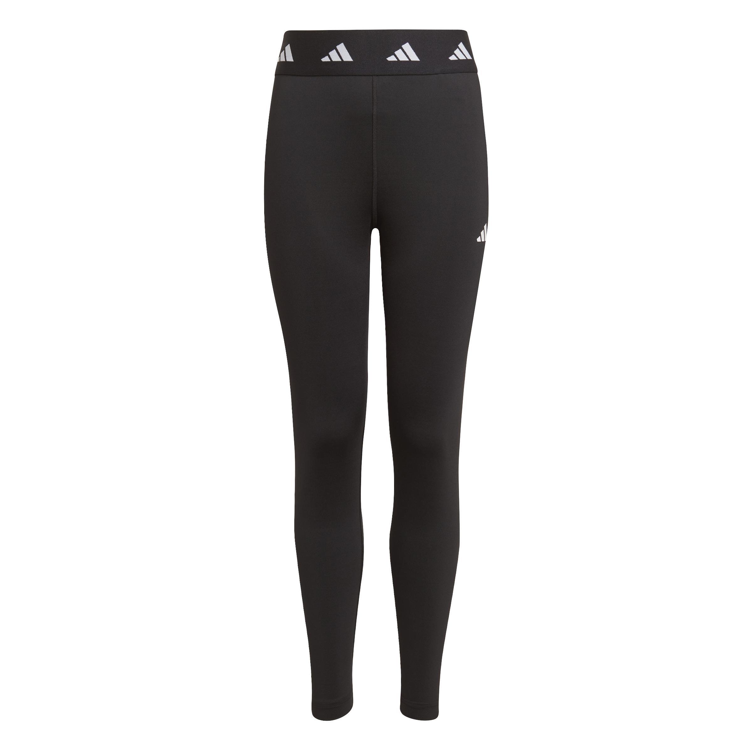 Kids Aeroready Techfit 7/8 Leggings, Black, A901_ONE, medium