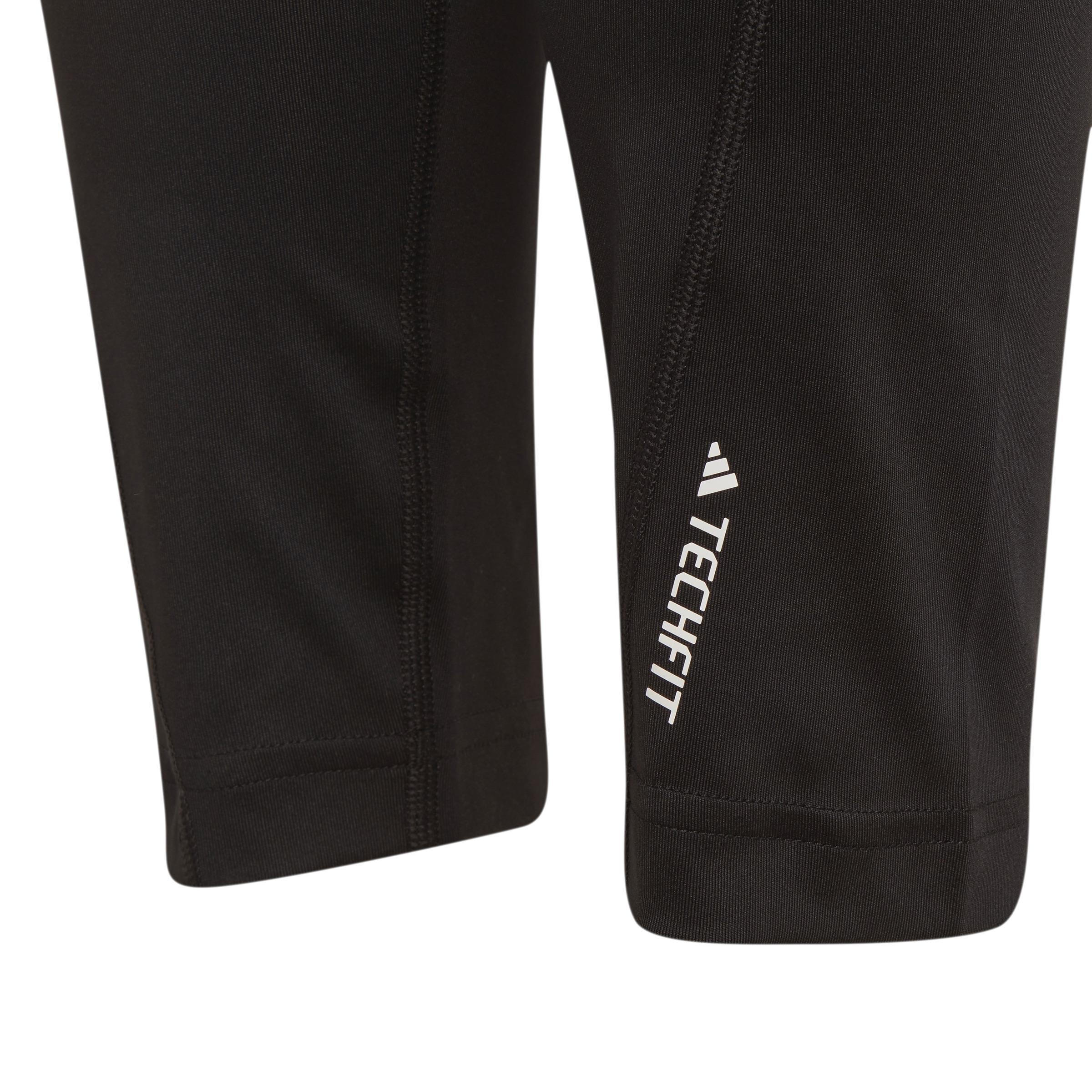 Kids Aeroready Techfit 7/8 Leggings, Black, A901_ONE, large image number 5