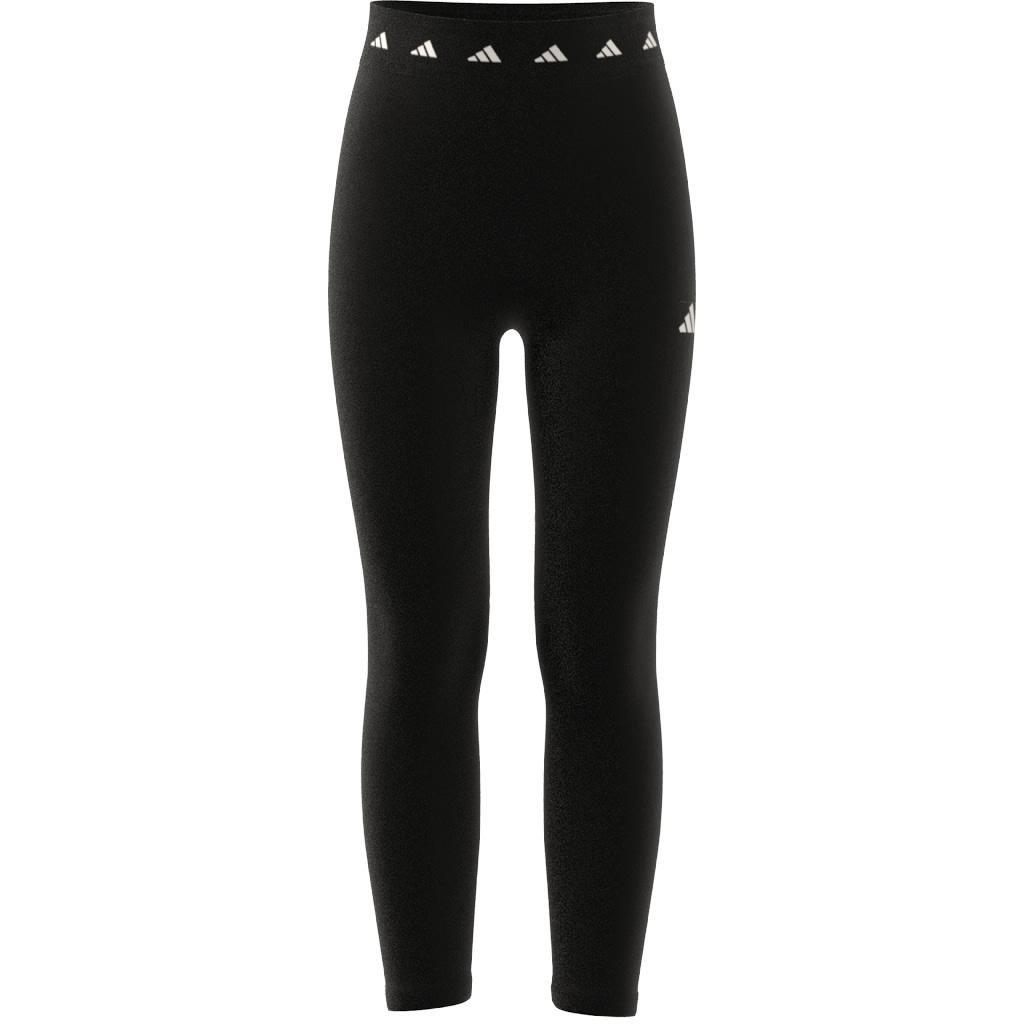 Kids Aeroready Techfit 7/8 Leggings, Black, A901_ONE, large image number 8