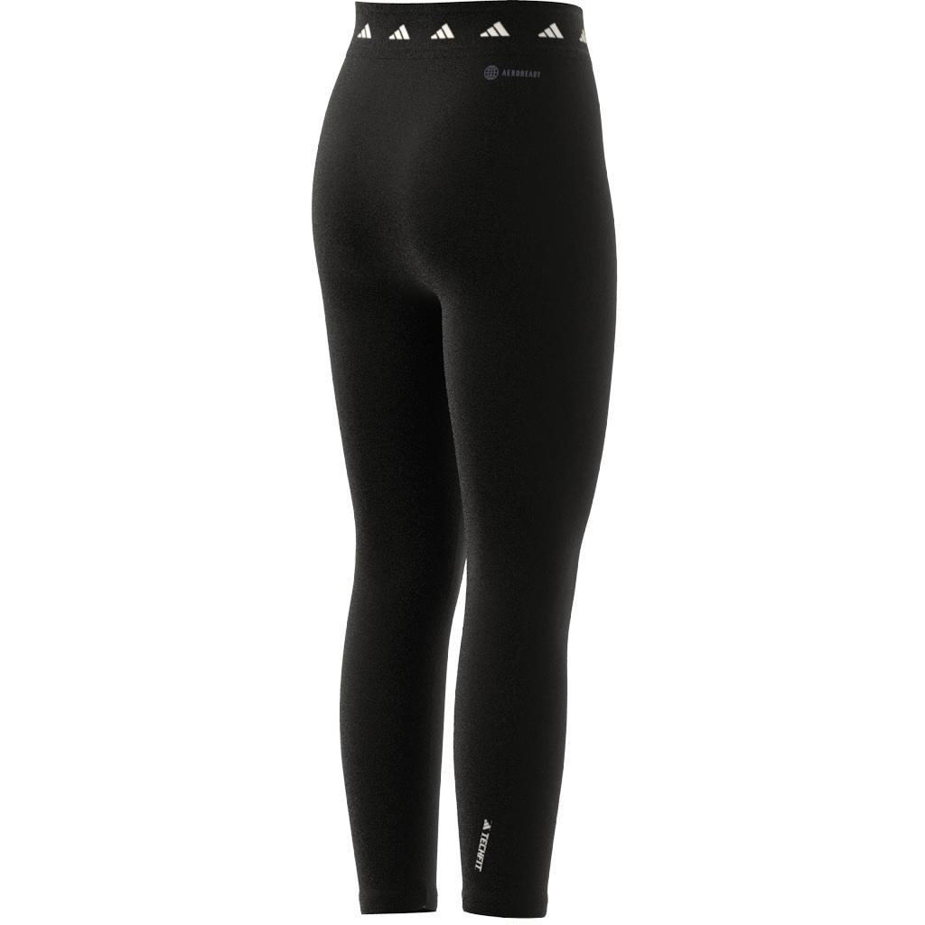 Kids Aeroready Techfit 7/8 Leggings, Black, , large image number 11