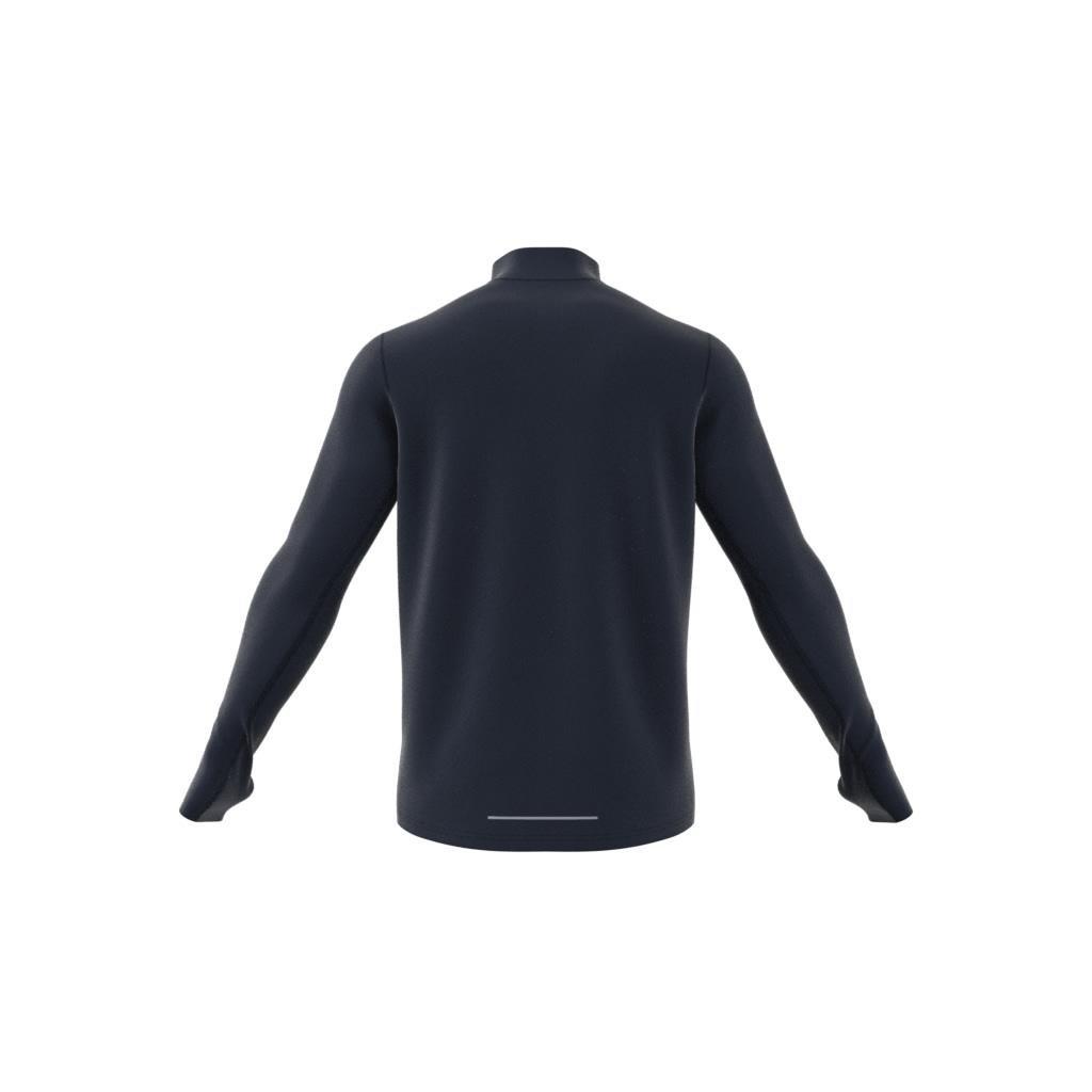 Own The Run 1/2 Zip Long-Sleeve Top, Blue, , large image number 9