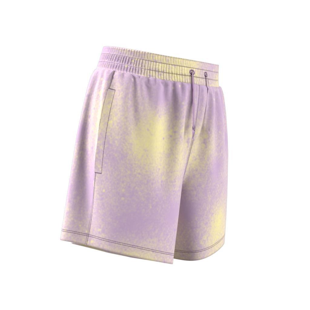 Allover Print Loose Shorts, Purple, , large image number 8