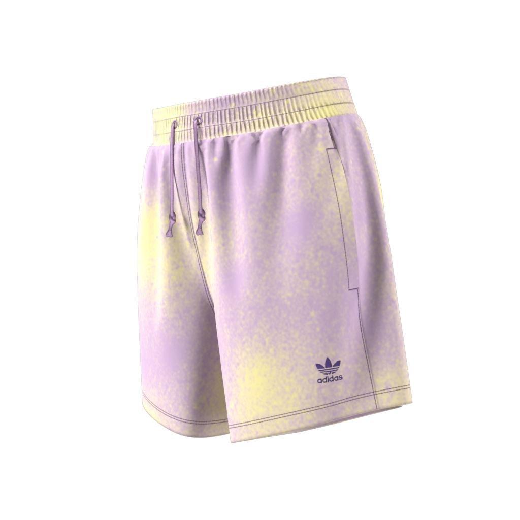 Allover Print Loose Shorts, Purple, , large image number 9