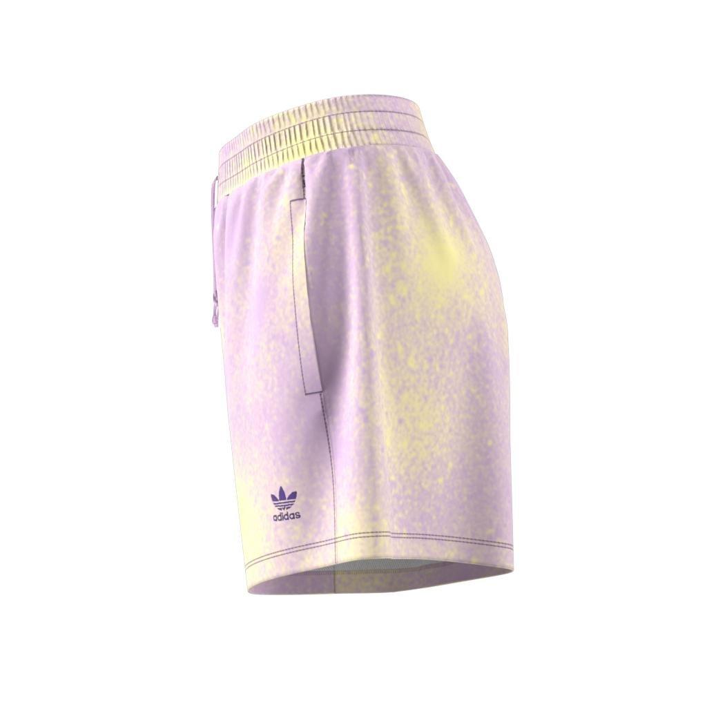 Allover Print Loose Shorts, Purple, , large image number 12