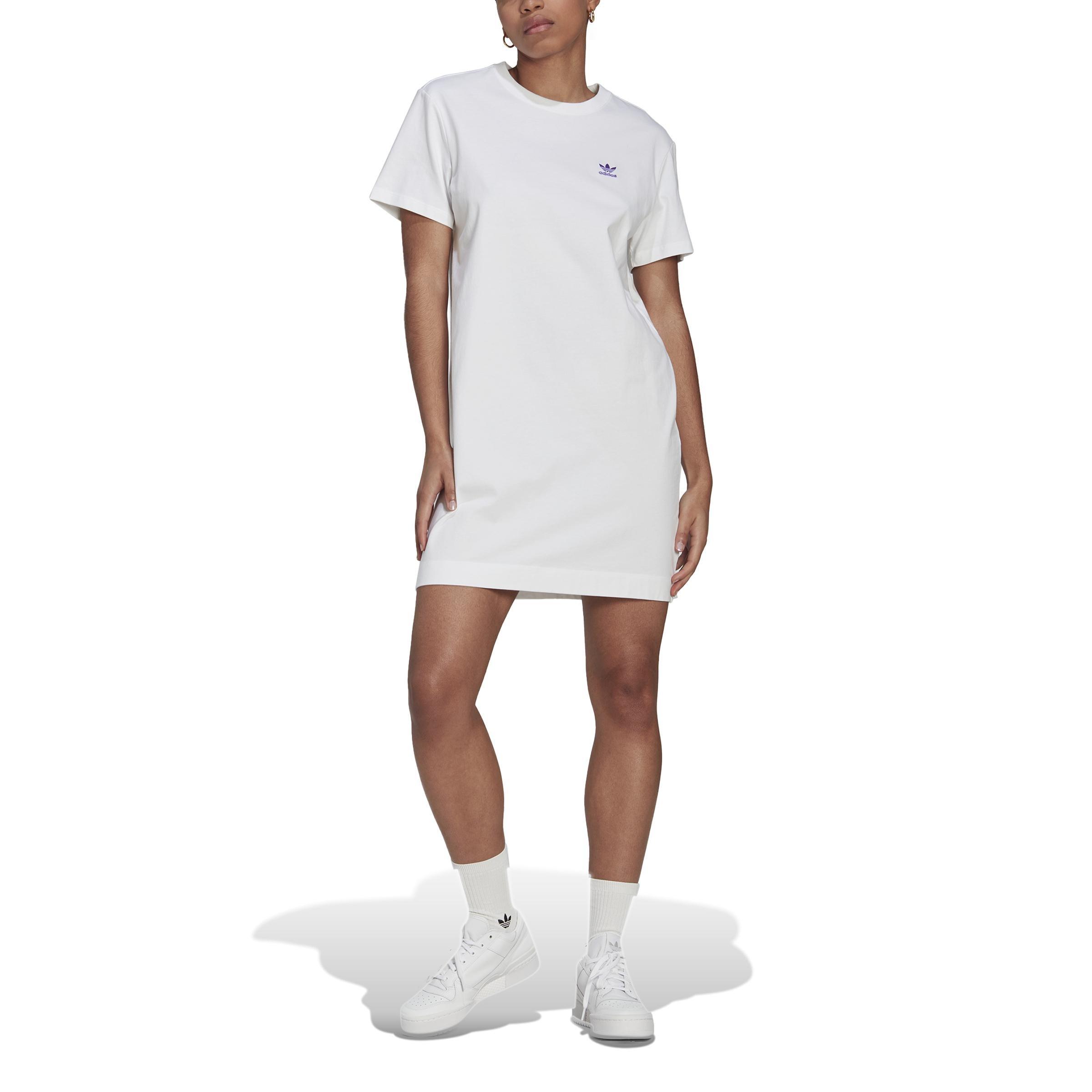 Tee Dress, White, A901_ONE, large image number 2