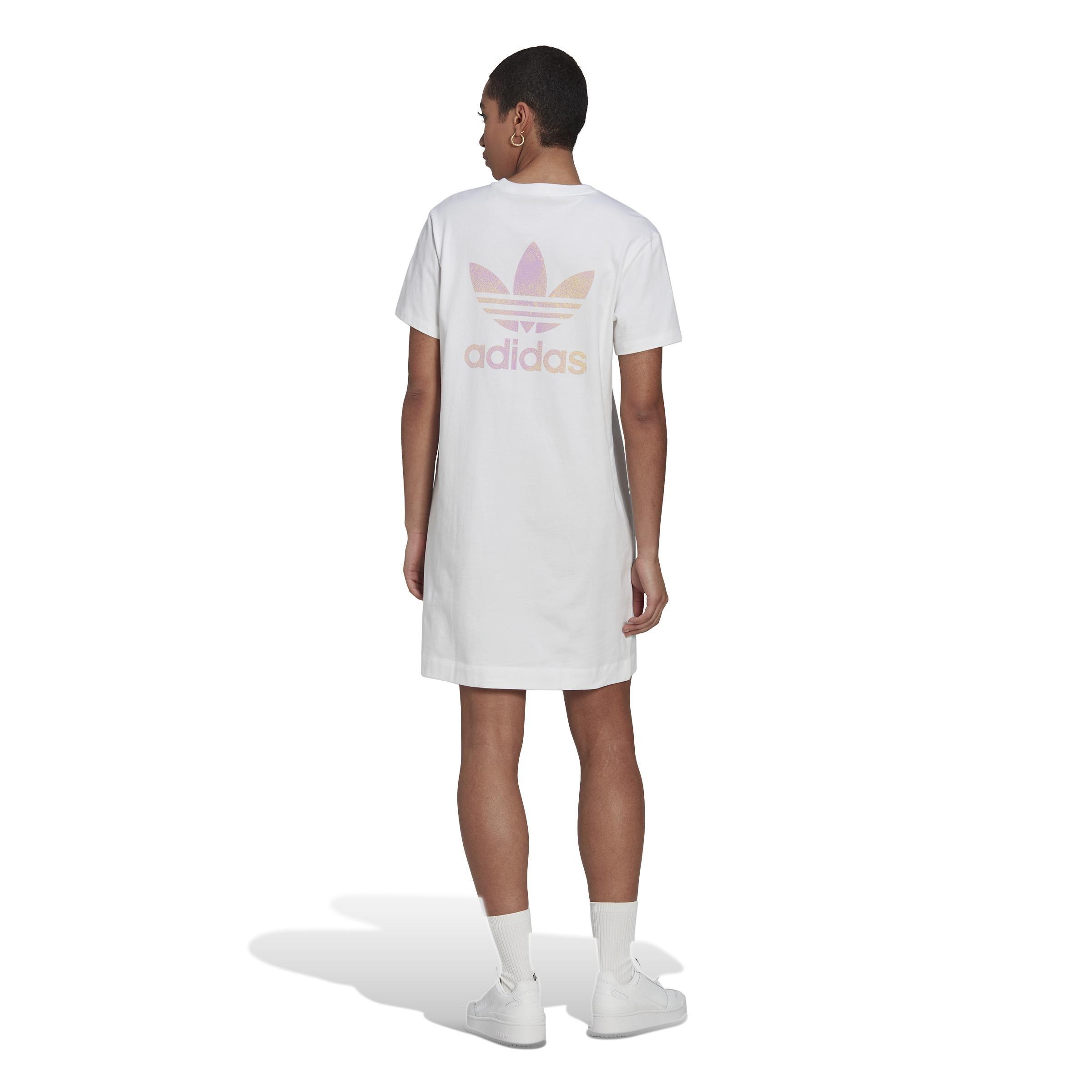 Tee Dress, White, A901_ONE, large image number 3