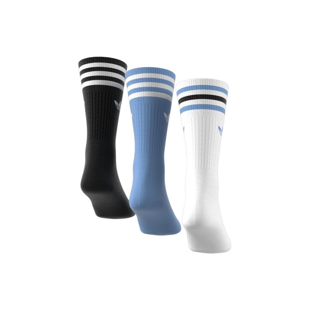 Unisex Crew Socks 3 Pairs, Multicolour, A901_ONE, large image number 1