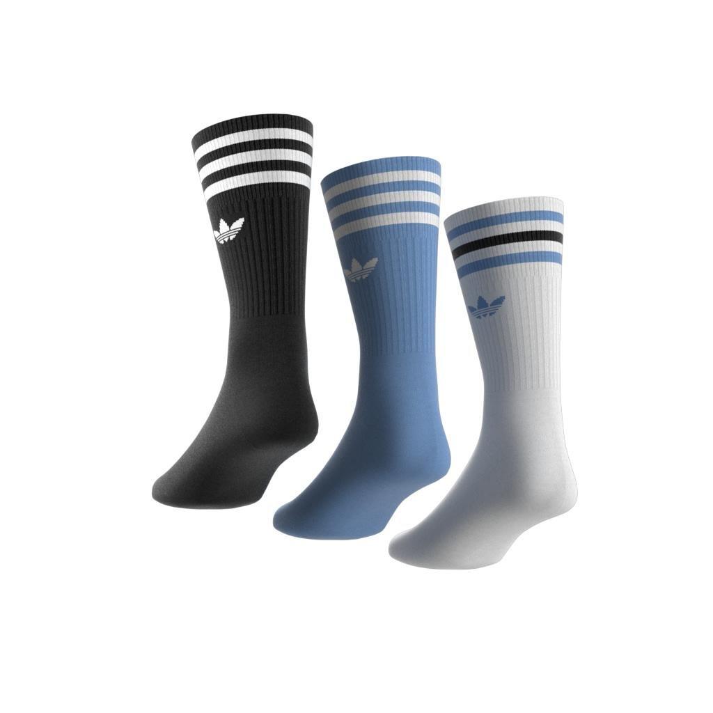 Unisex Crew Socks 3 Pairs, Multicolour, A901_ONE, large image number 2