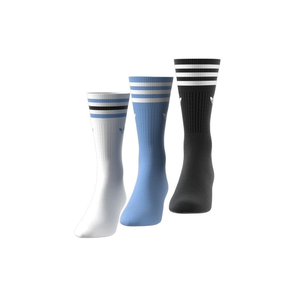 Unisex Crew Socks 3 Pairs, Multicolour, A901_ONE, large image number 4