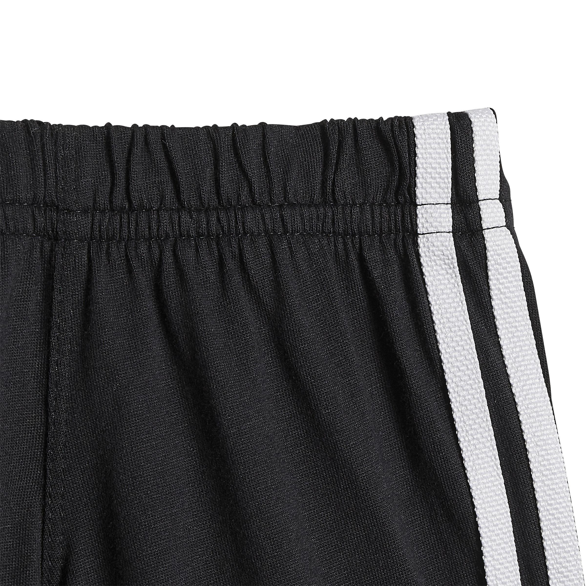 Unisex Kids Trefoil Shorts and Tee Set, White, A901_ONE, large image number 5