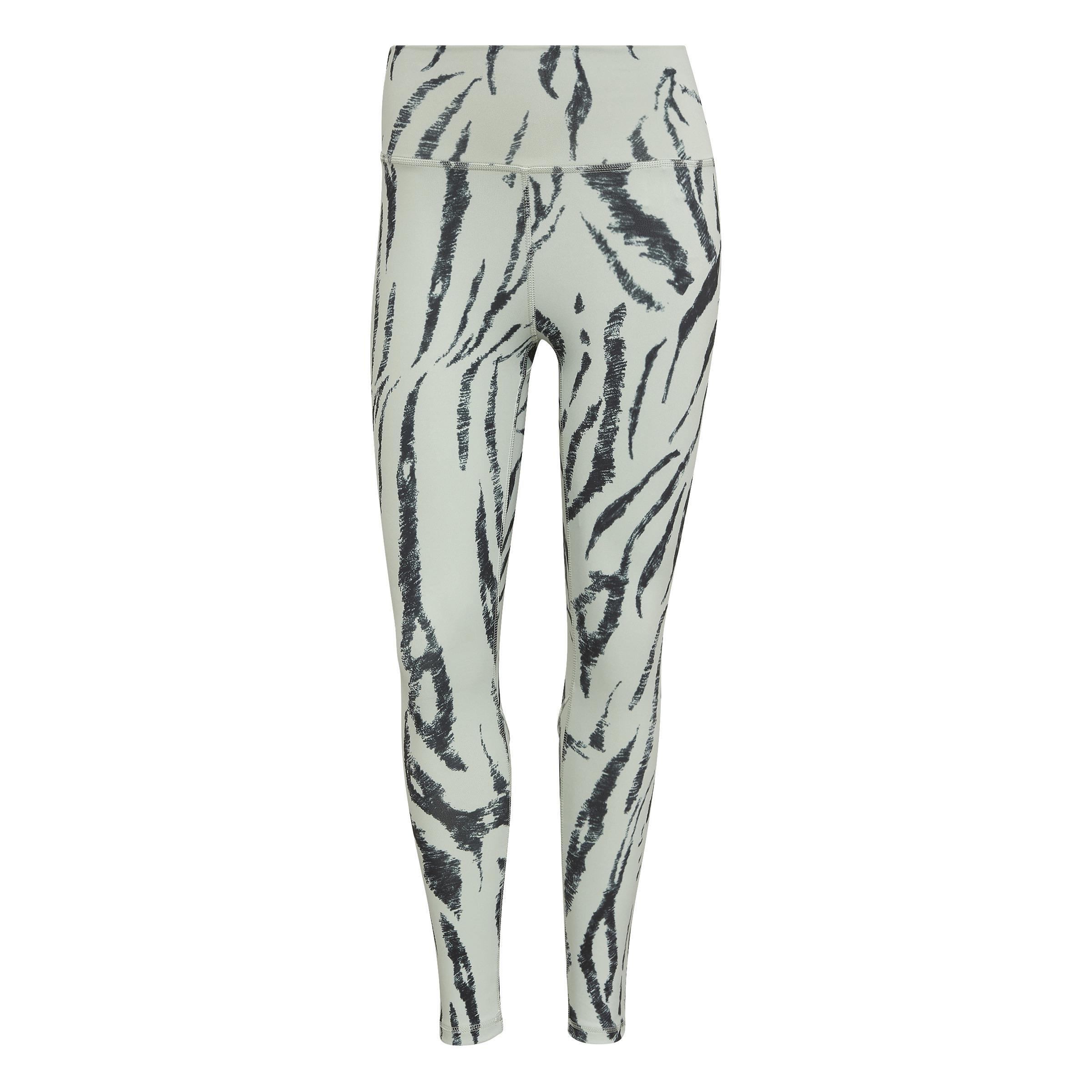 Optime Training Icons Print 7/8 Leggings, Green, , large image number 1