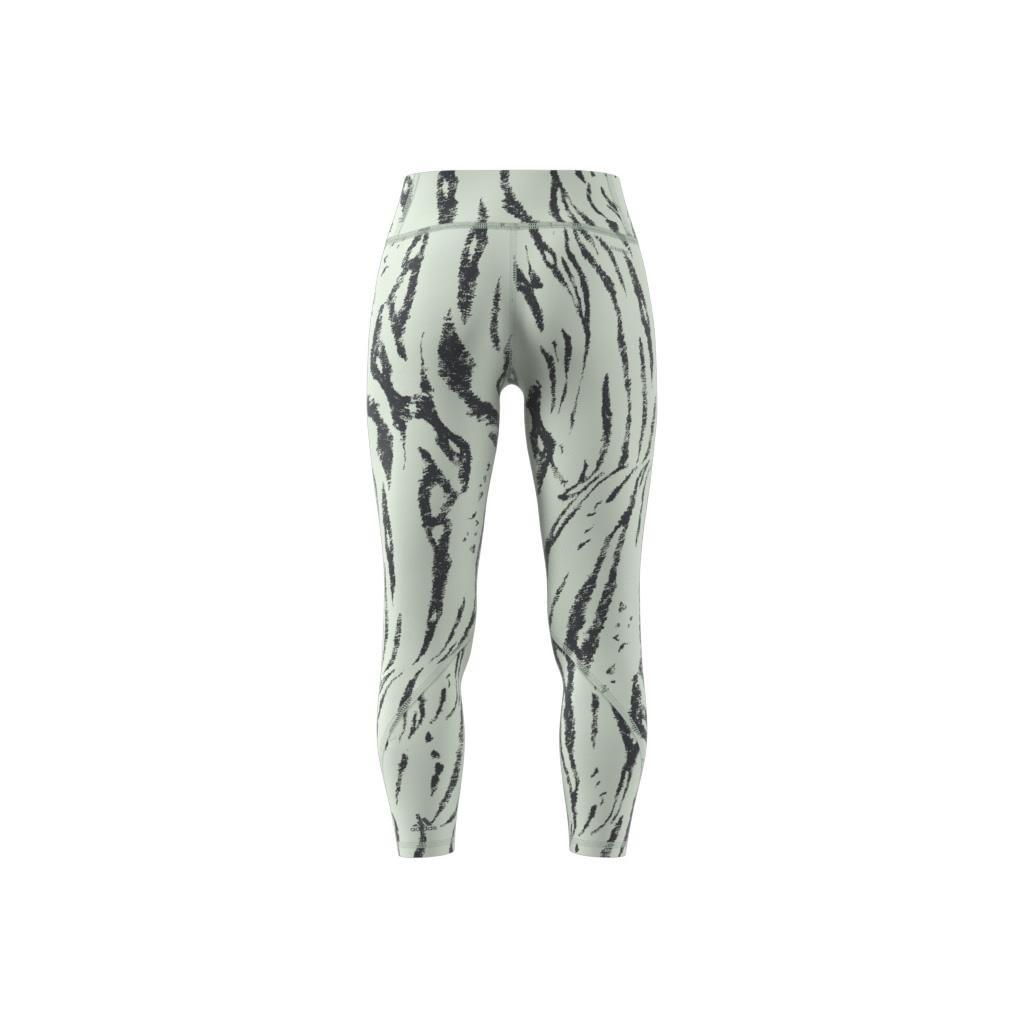 Optime Training Icons Print 7/8 Leggings, Green, , large image number 3