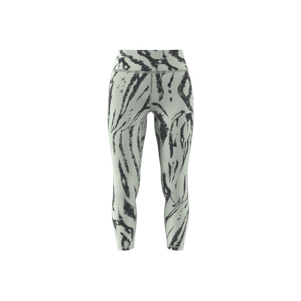 Optime Training Icons Print 7/8 Leggings, Green, A901_ONE, large image number 7