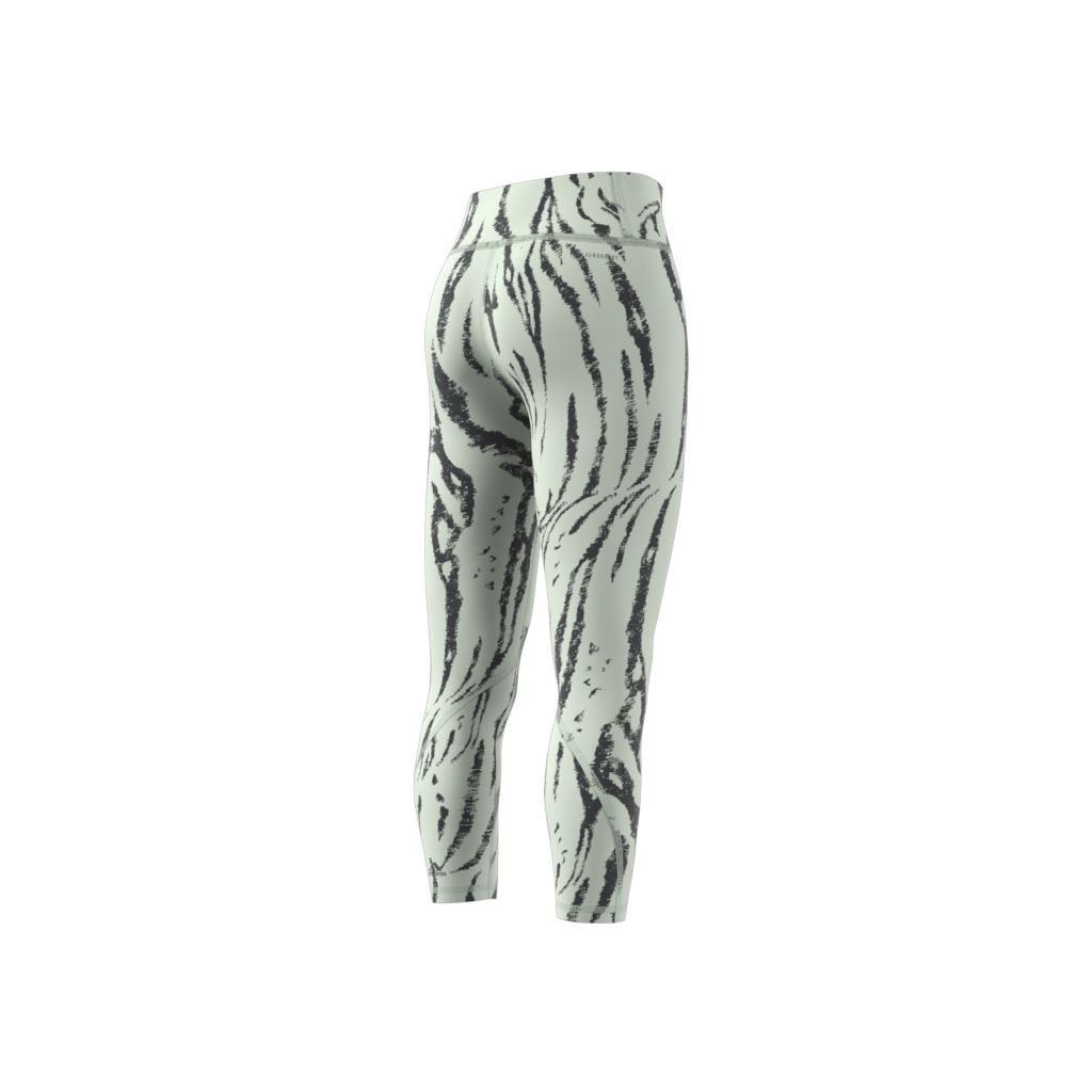 Optime Training Icons Print 7/8 Leggings, Green, , large image number 8