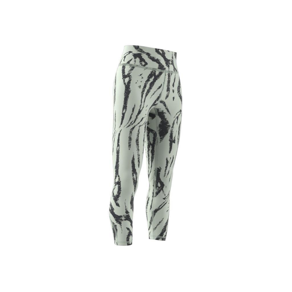Optime Training Icons Print 7/8 Leggings, Green, , large image number 9