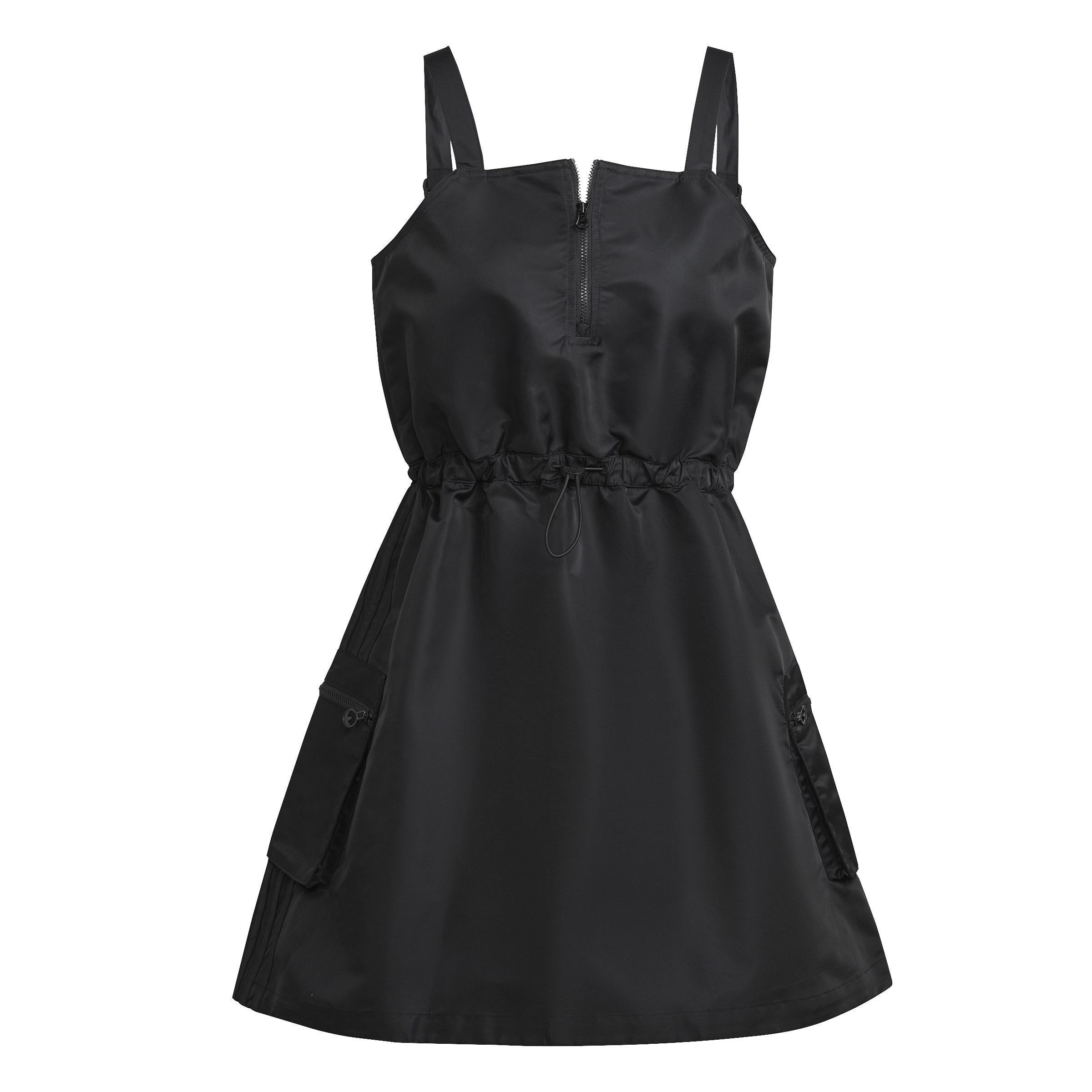 Nylon Dress, Black, A901_ONE, large image number 1