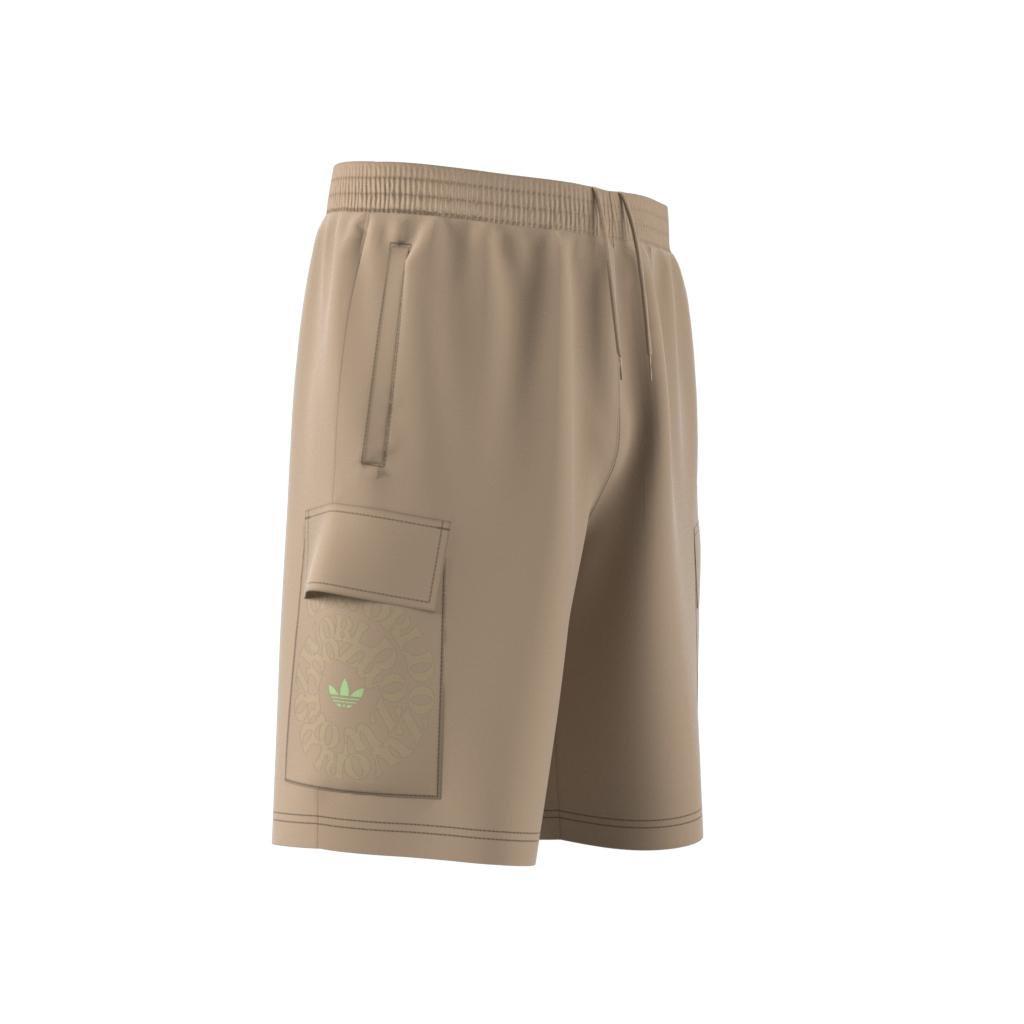 Graphic Ozworld Cargo Shorts, Beige, , large image number 7