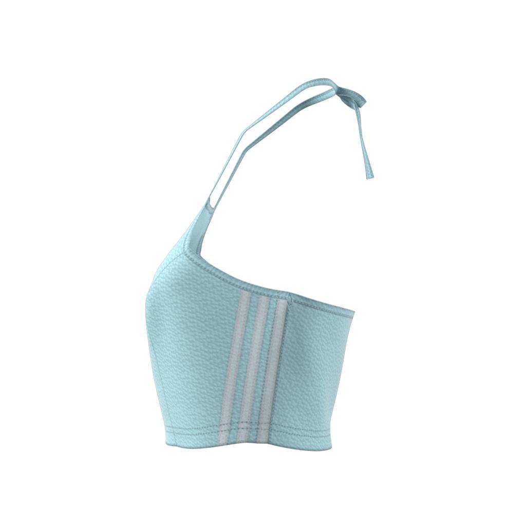 Adicolor Classics Poplin Halter-Neck Top, Blue, A901_ONE, large image number 6