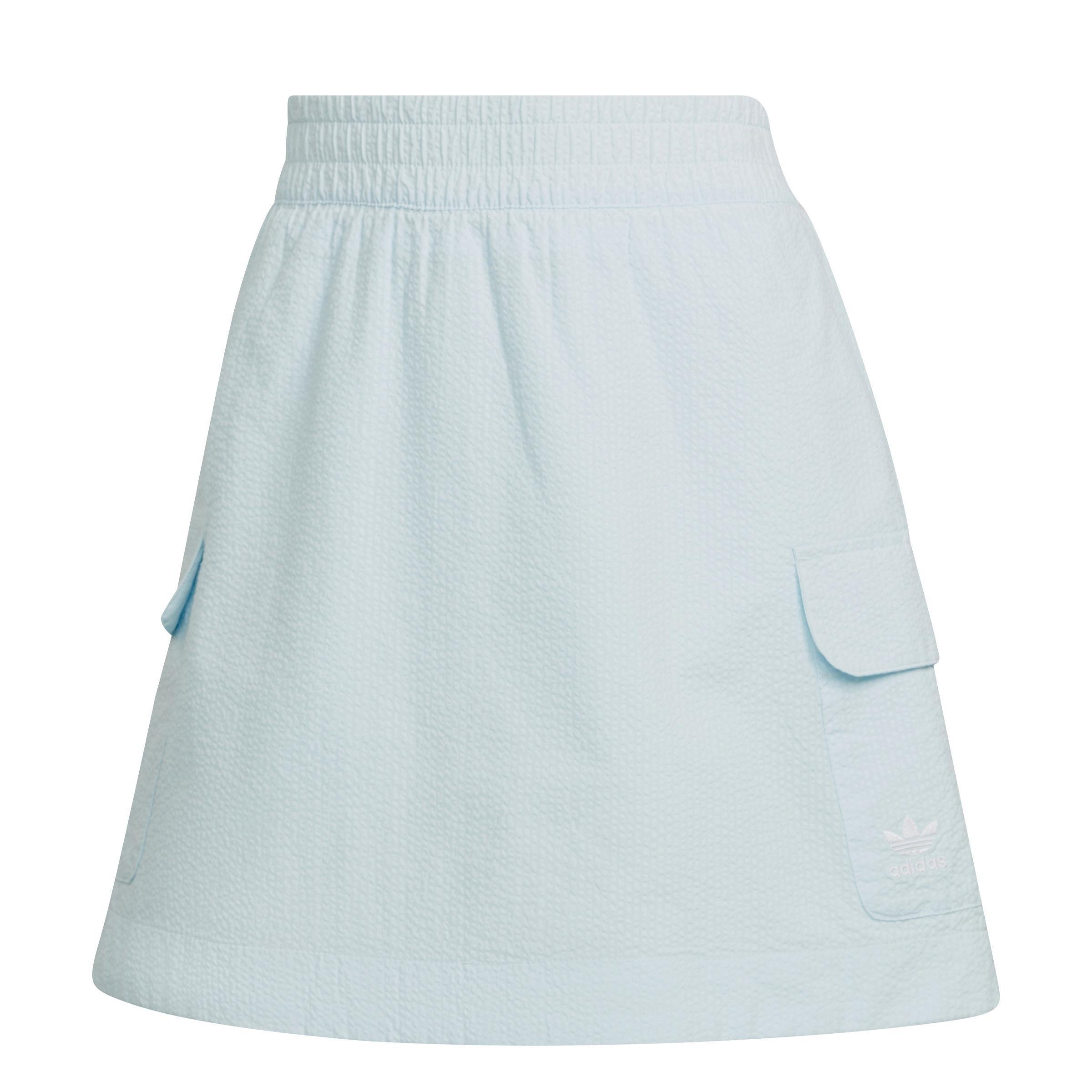 Adicolor Classics Poplin Skirt, Blue, , large image number 0