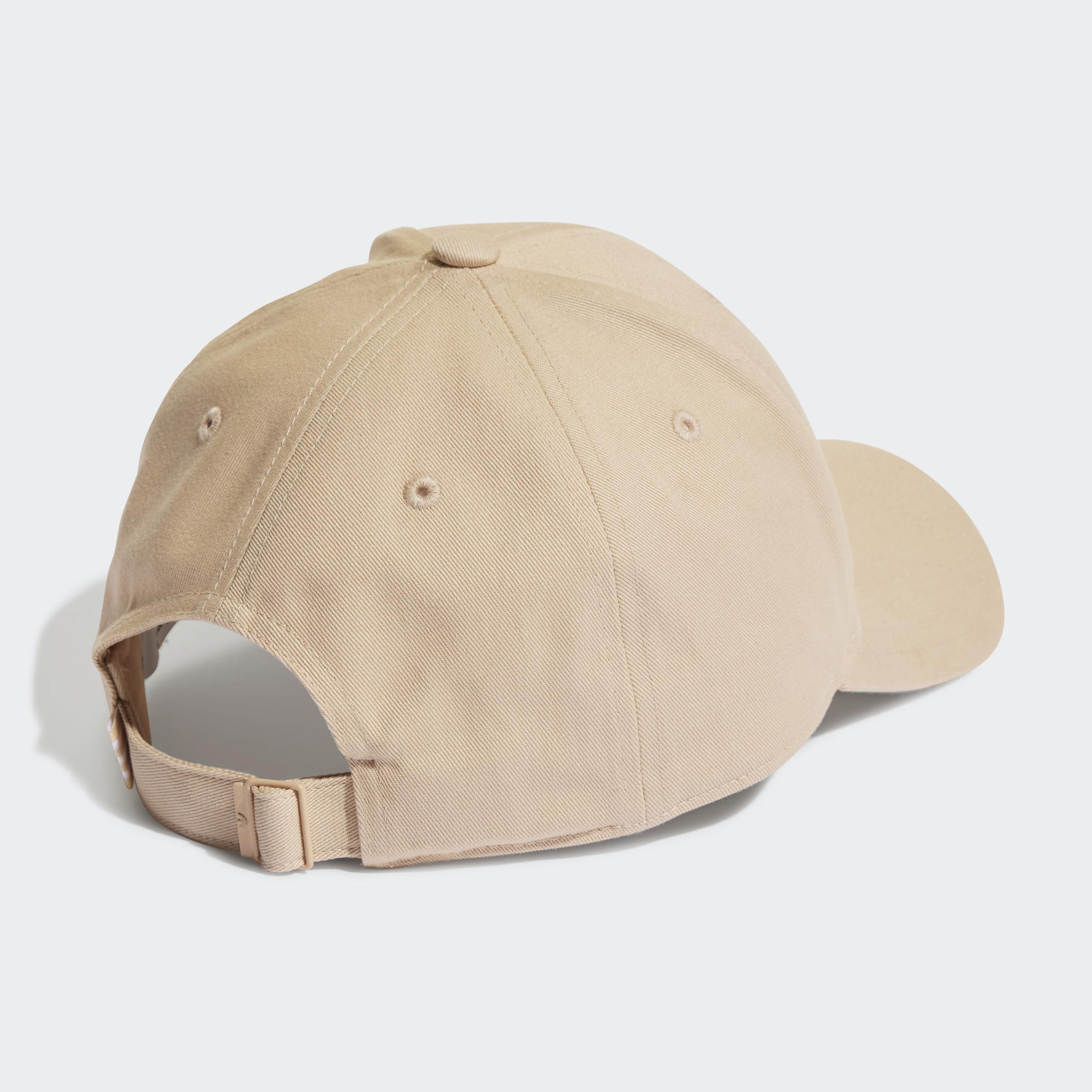 Unisex Trefoil Baseball Cap, Beige, A901_ONE, large image number 1