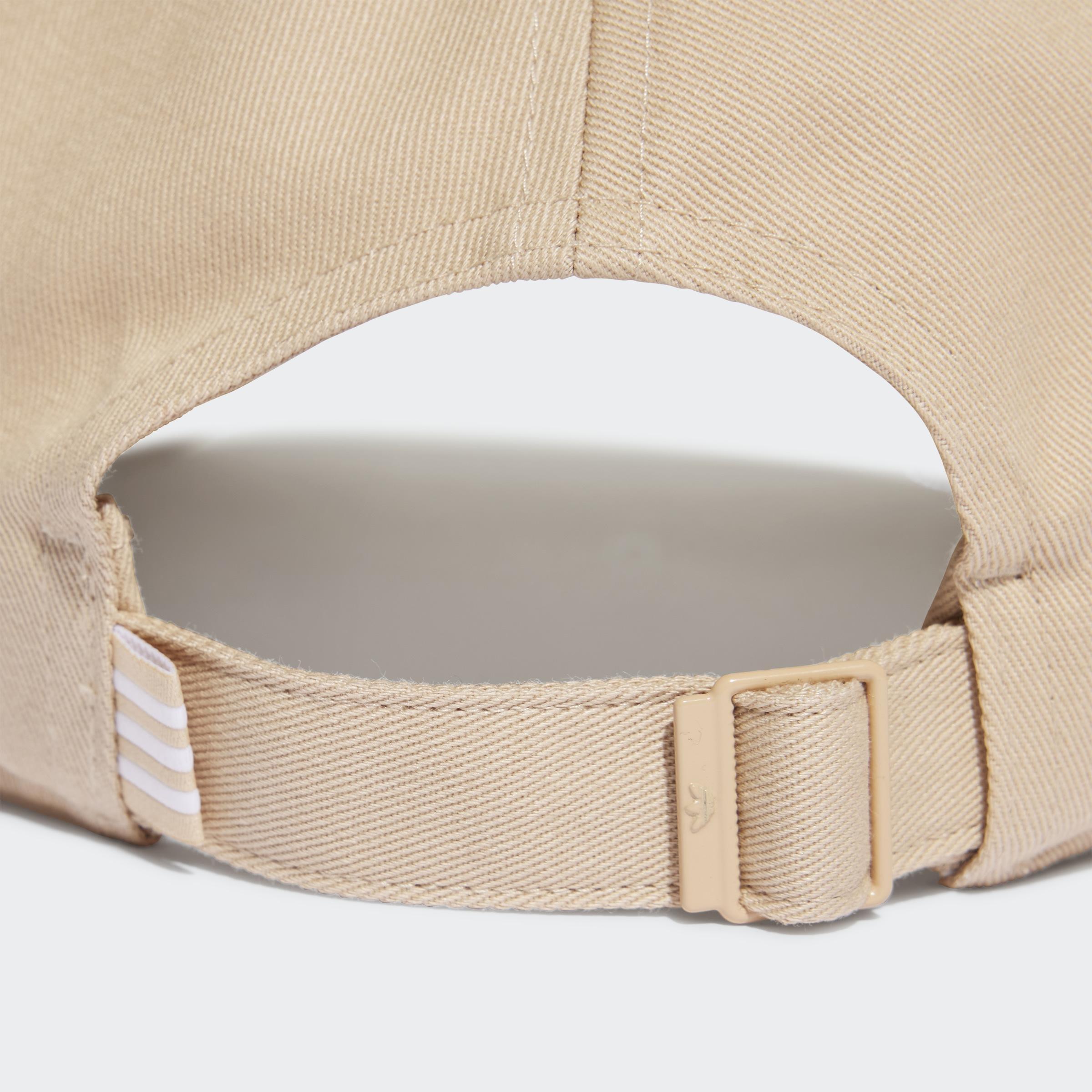 Unisex Trefoil Baseball Cap, Beige, A901_ONE, medium