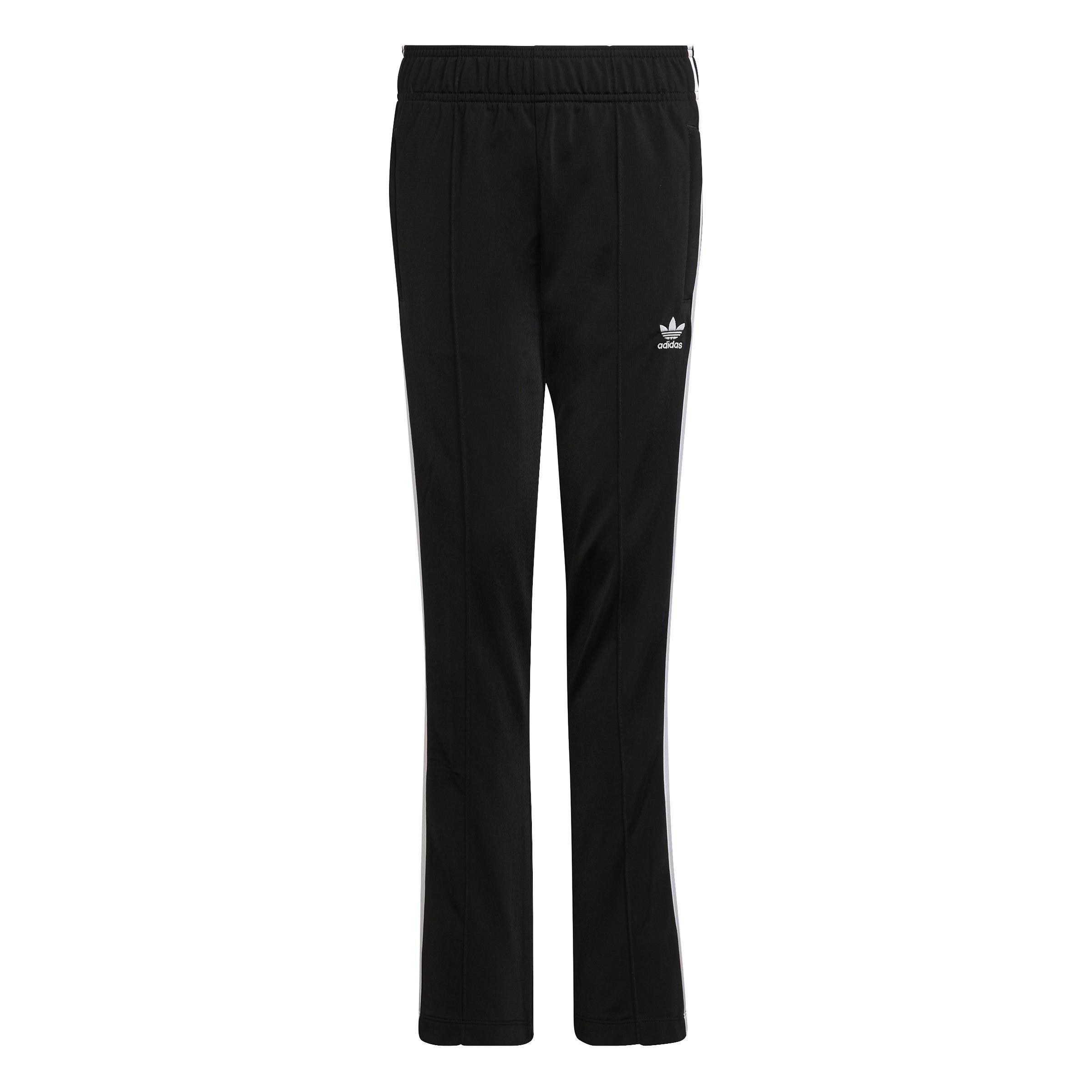 Kids 3-Stripes Flared Tracksuit Bottoms, Black, A901_ONE, medium