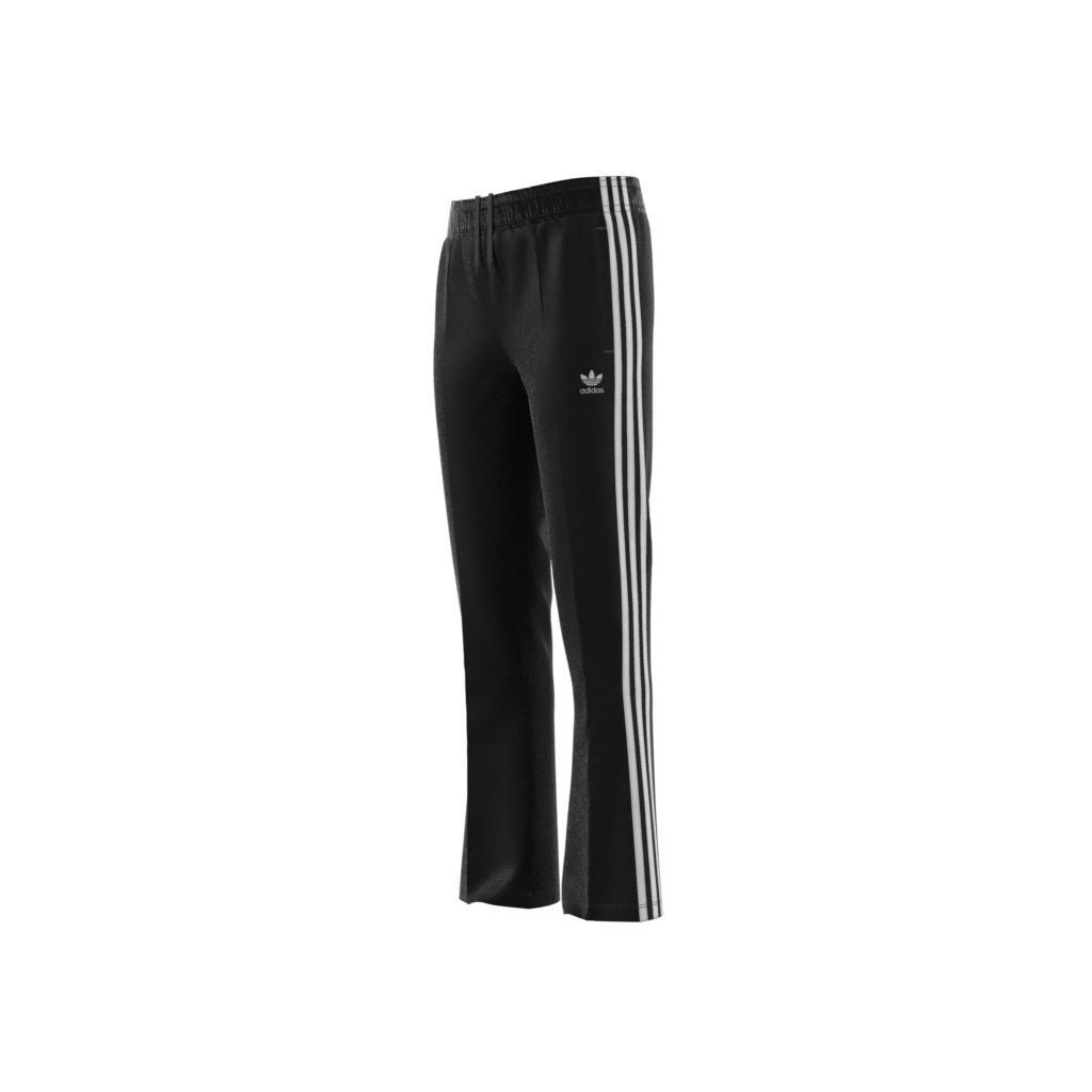 Kids 3-Stripes Flared Tracksuit Bottoms, Black, , large image number 8