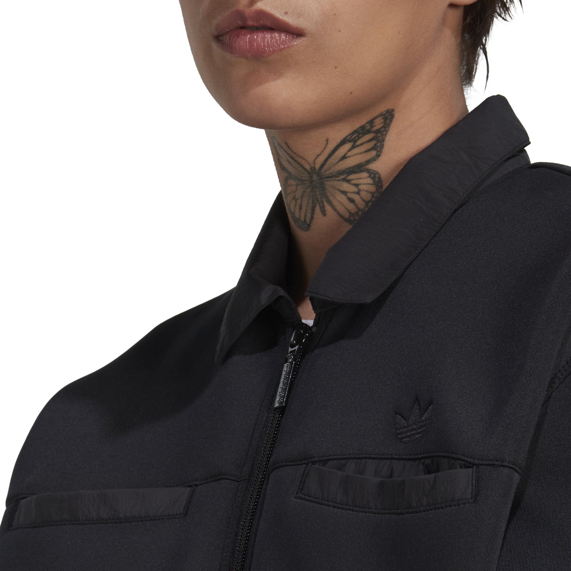 Spacer Jumpsuit With Nylon Pocket Overlays, Black, , large image number 6