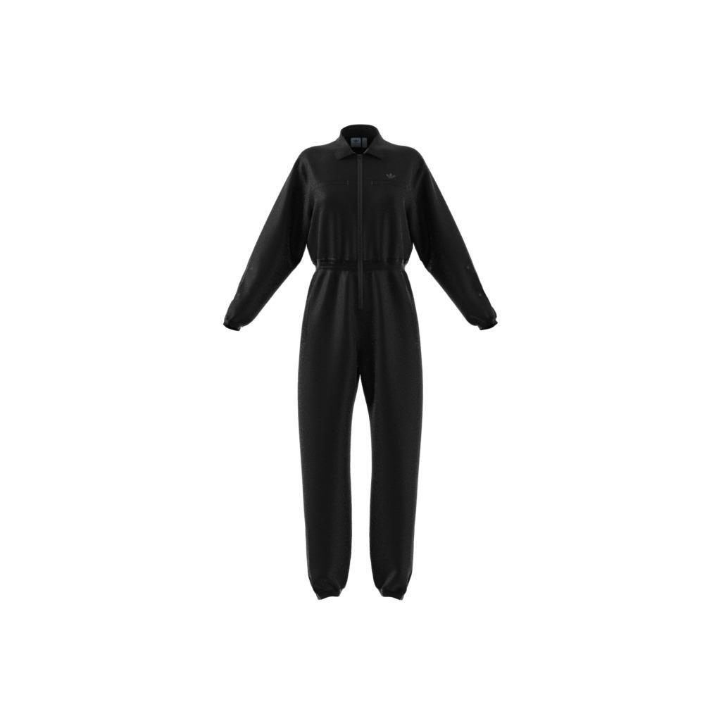 Spacer Jumpsuit With Nylon Pocket Overlays, Black, , large image number 10