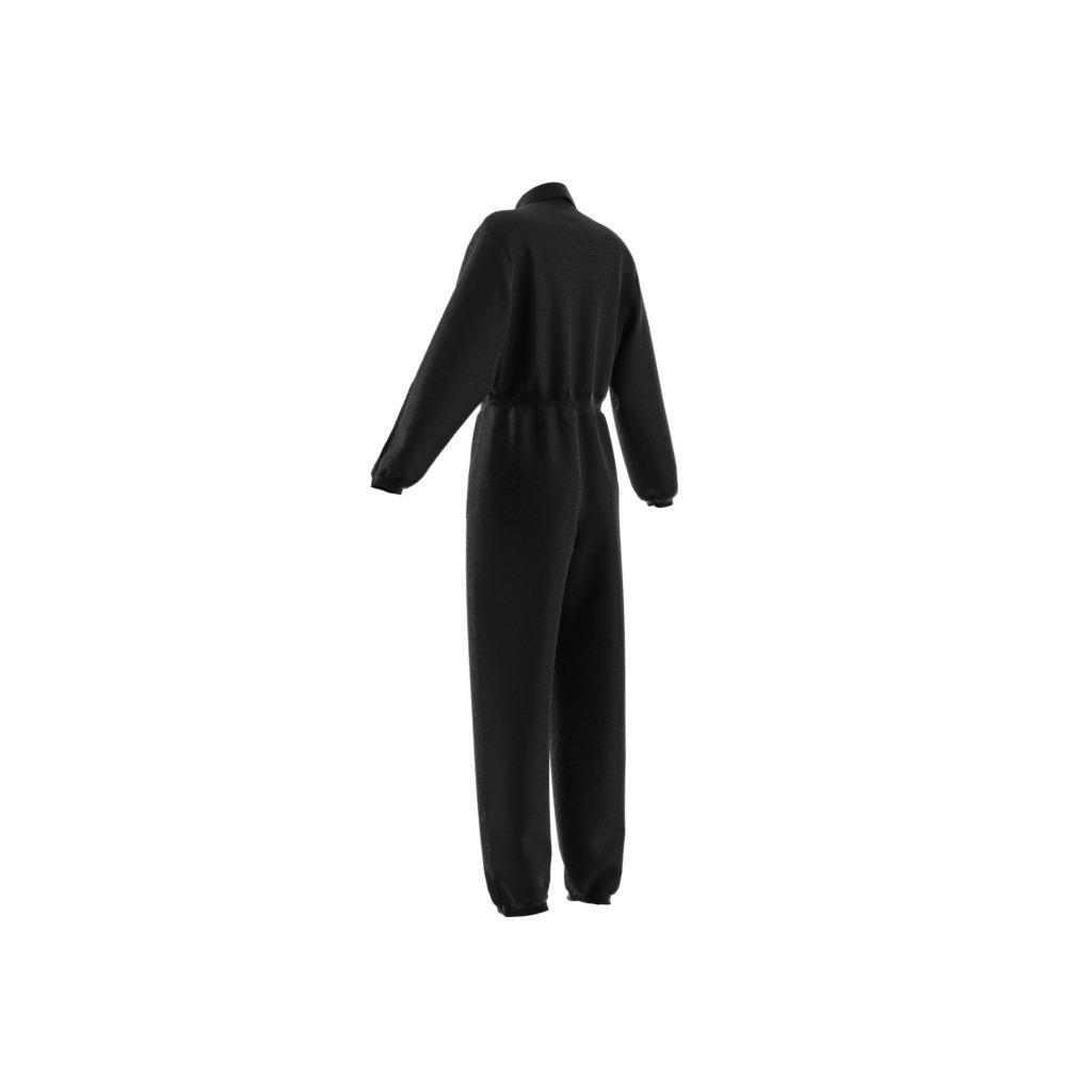 Spacer Jumpsuit With Nylon Pocket Overlays, Black, A901_ONE, large image number 11