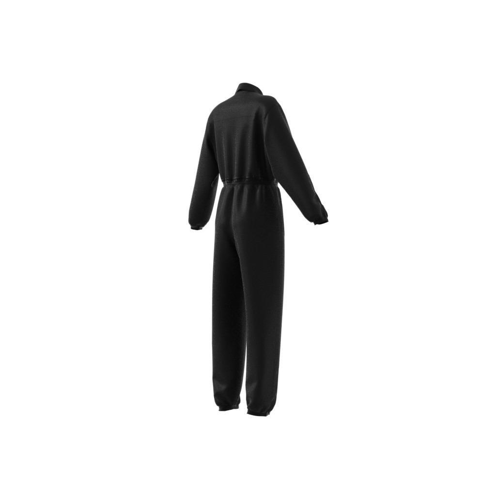 Spacer Jumpsuit With Nylon Pocket Overlays, Black, , large image number 12