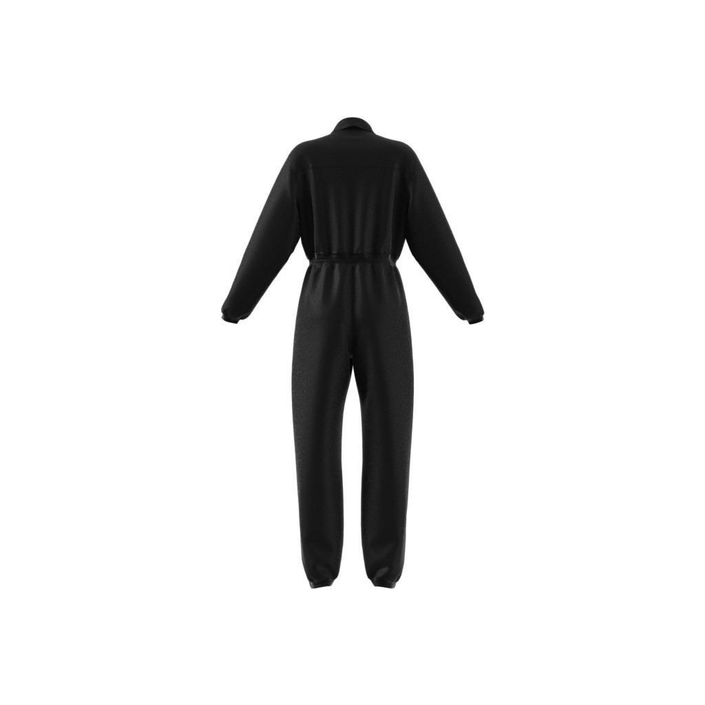 Spacer Jumpsuit With Nylon Pocket Overlays, Black, A901_ONE, large image number 13