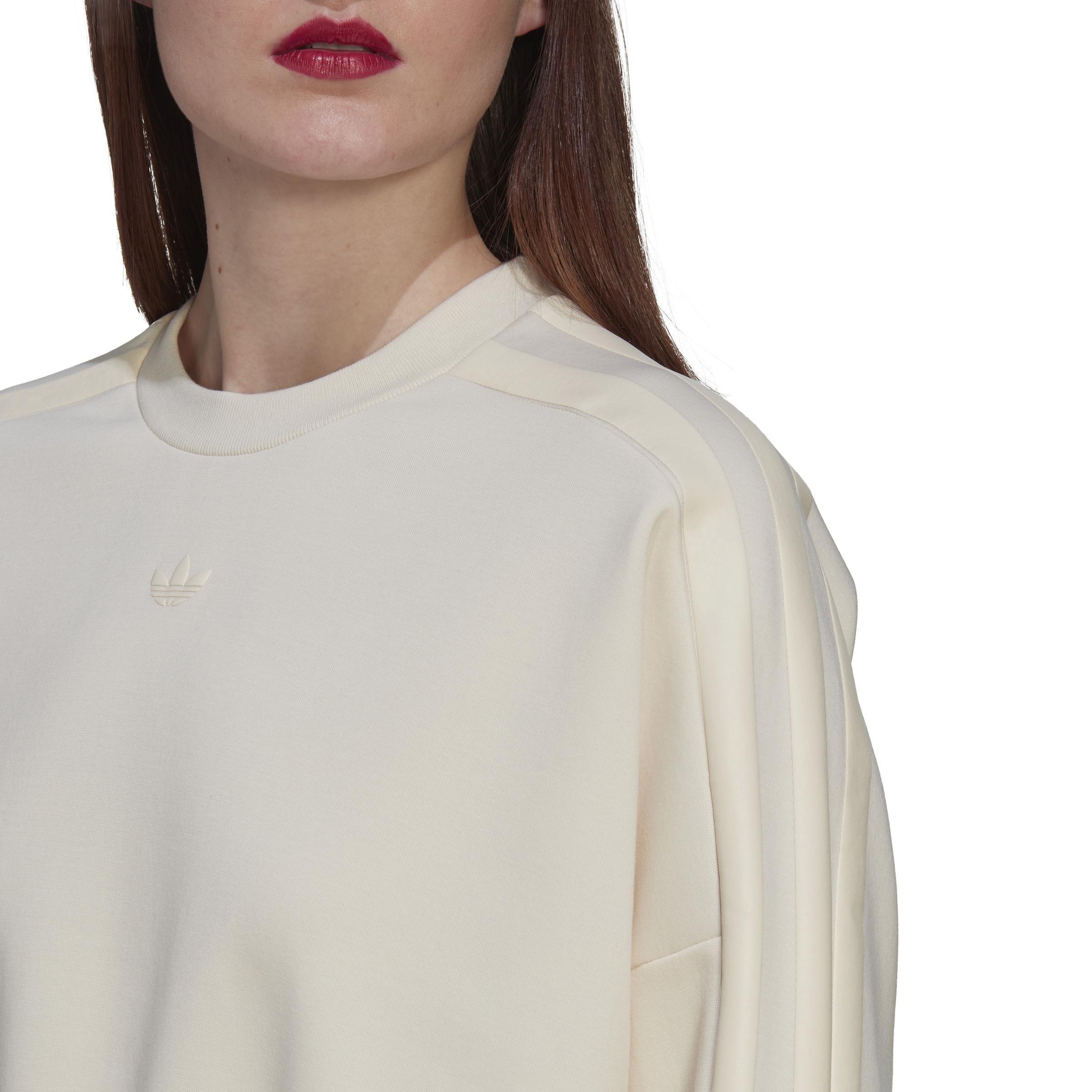 Adicolor Contempo Chunky 3-Stripes Sweatshirt, Beige, A901_ONE, large image number 1