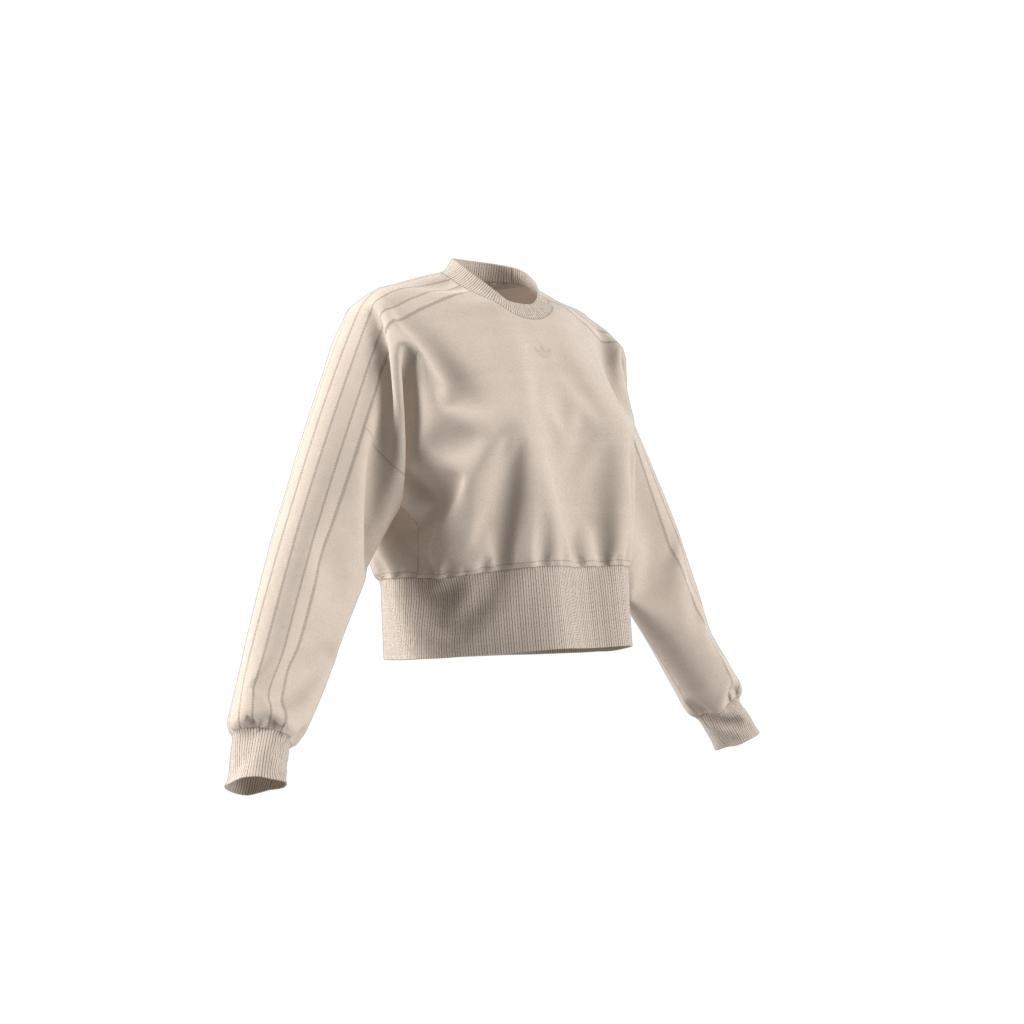 Adicolor Contempo Chunky 3-Stripes Sweatshirt, Beige, A901_ONE, large image number 13