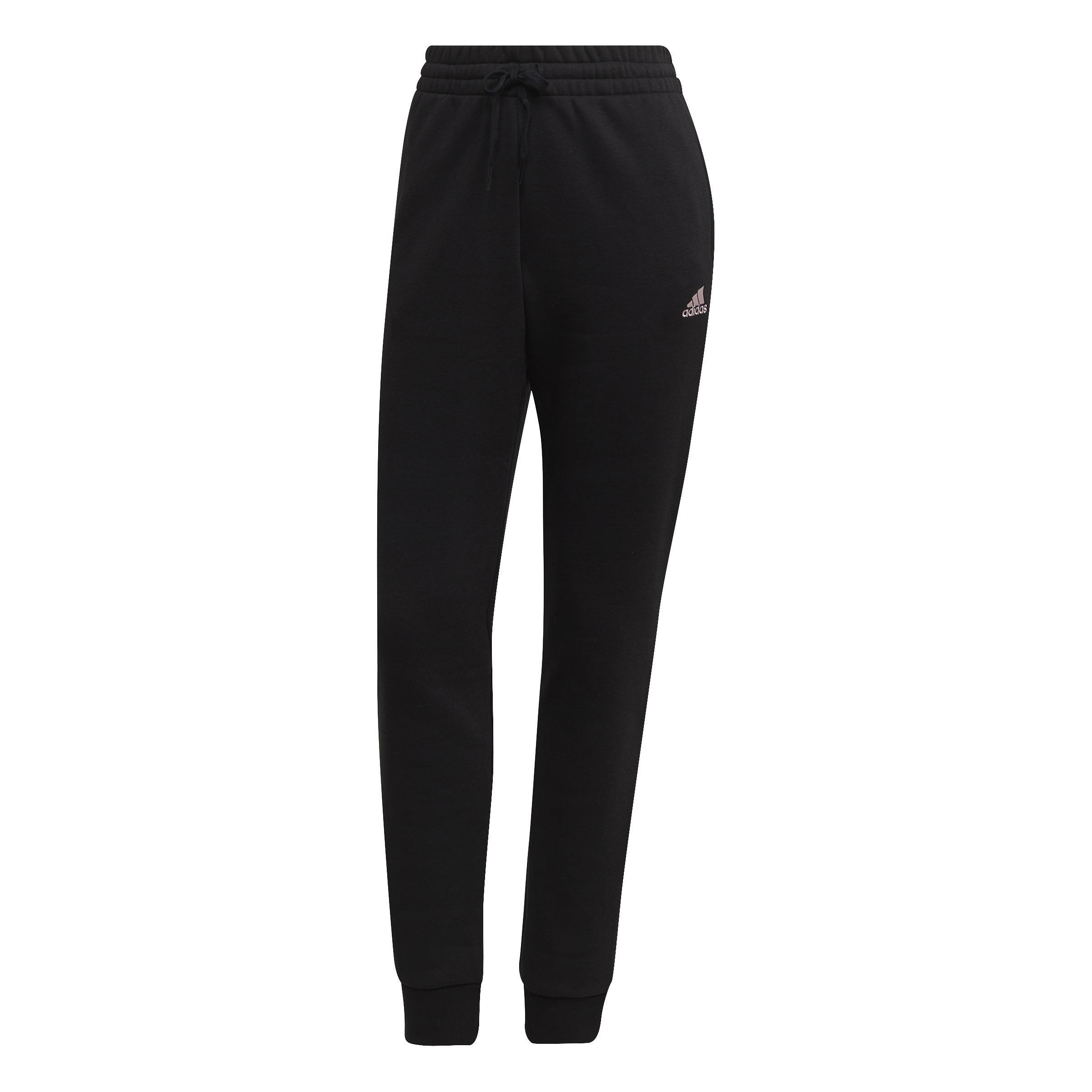 Essentials Fleece Logo Joggers, Black
