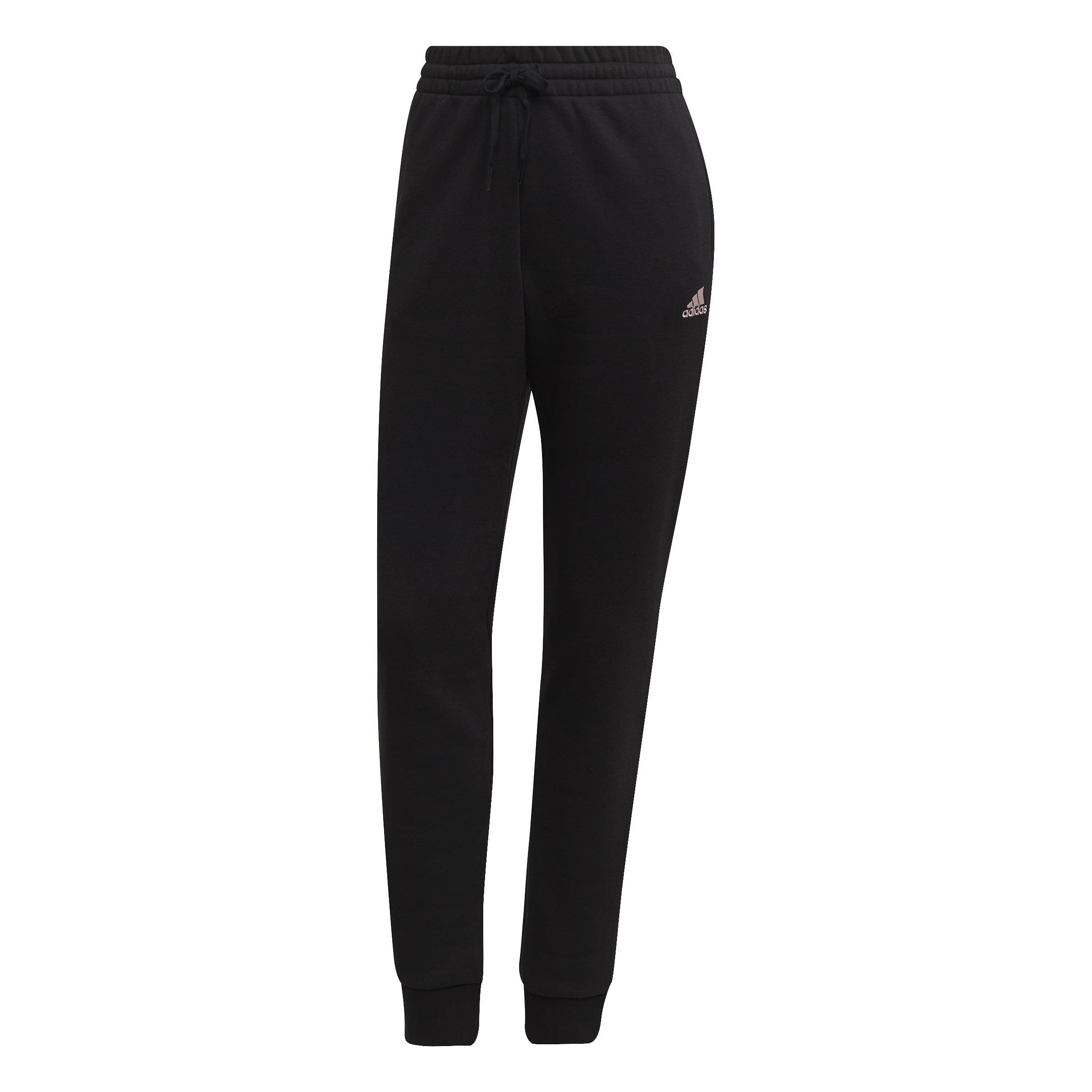 Essentials Fleece Logo Joggers, Black