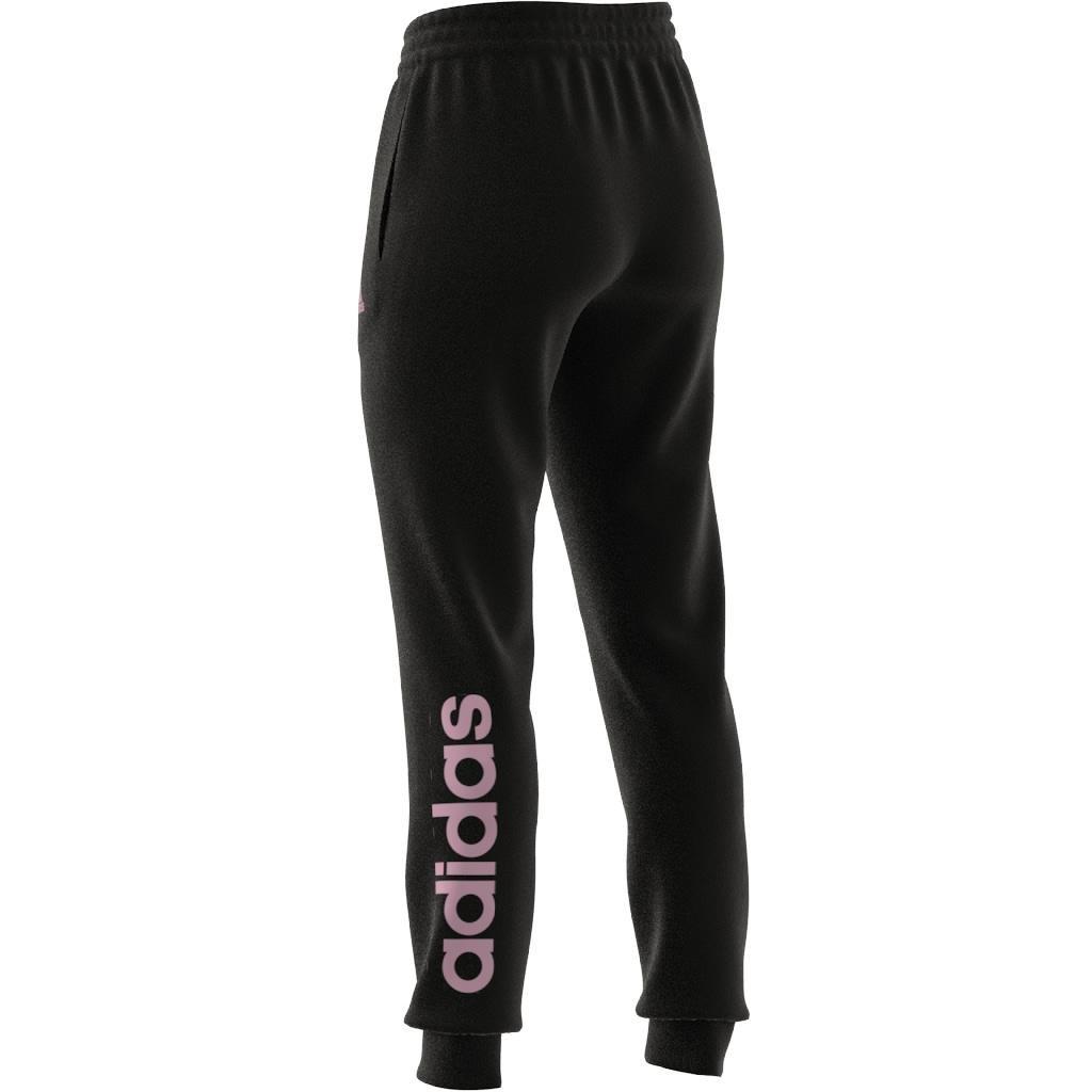 Essentials Fleece Logo Joggers, Black, A901_ONE, large image number 7