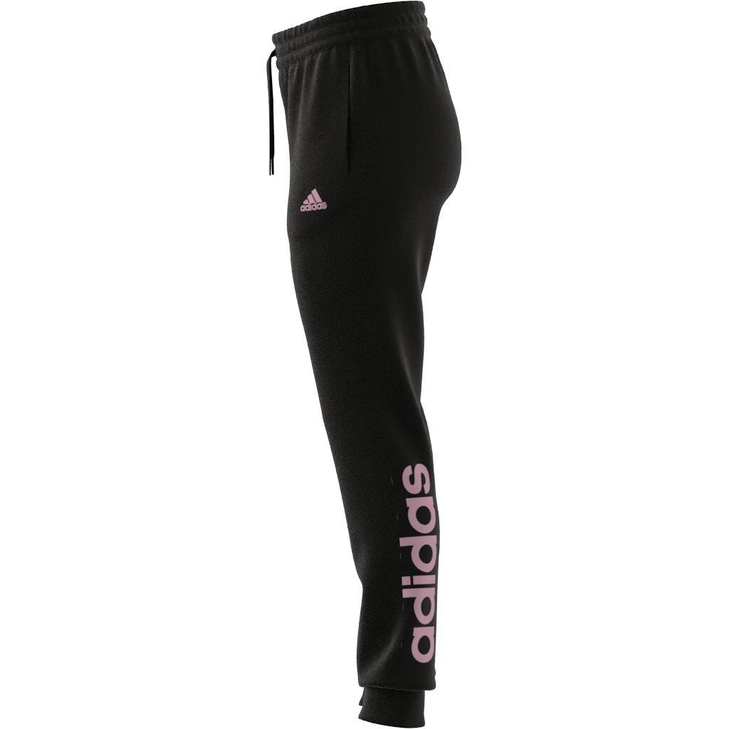 Essentials Fleece Logo Joggers, Black, A901_ONE, large image number 12