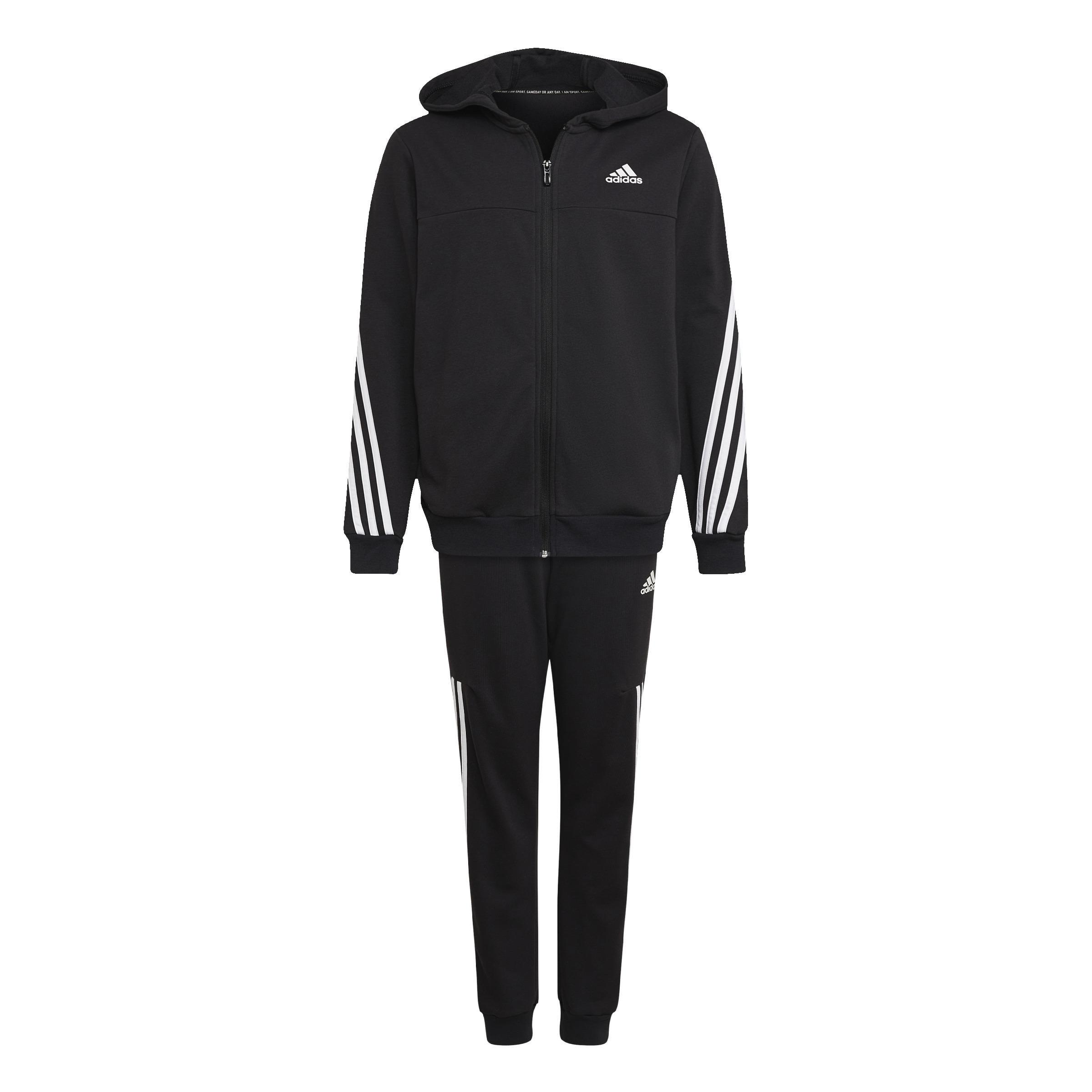 Kids 3-Stripes Tracksuit, Black