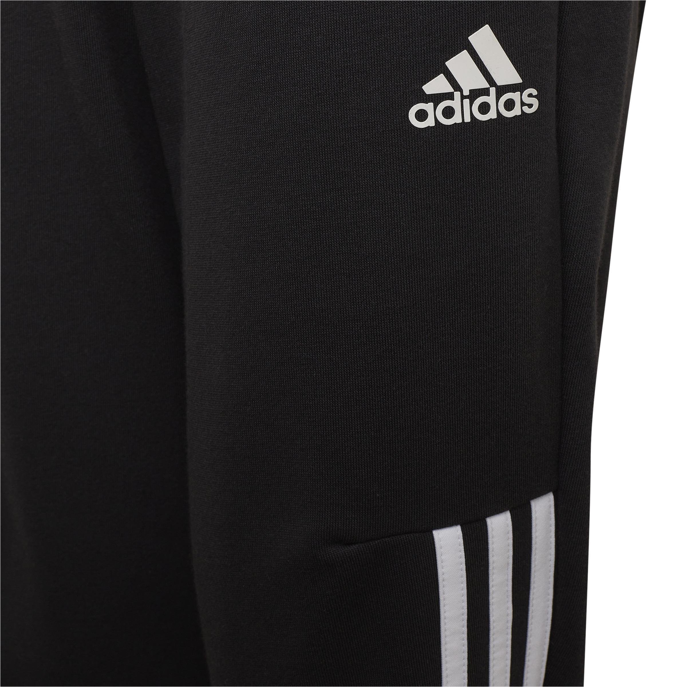 Kids 3-Stripes Tracksuit, Black, A901_ONE, large image number 3