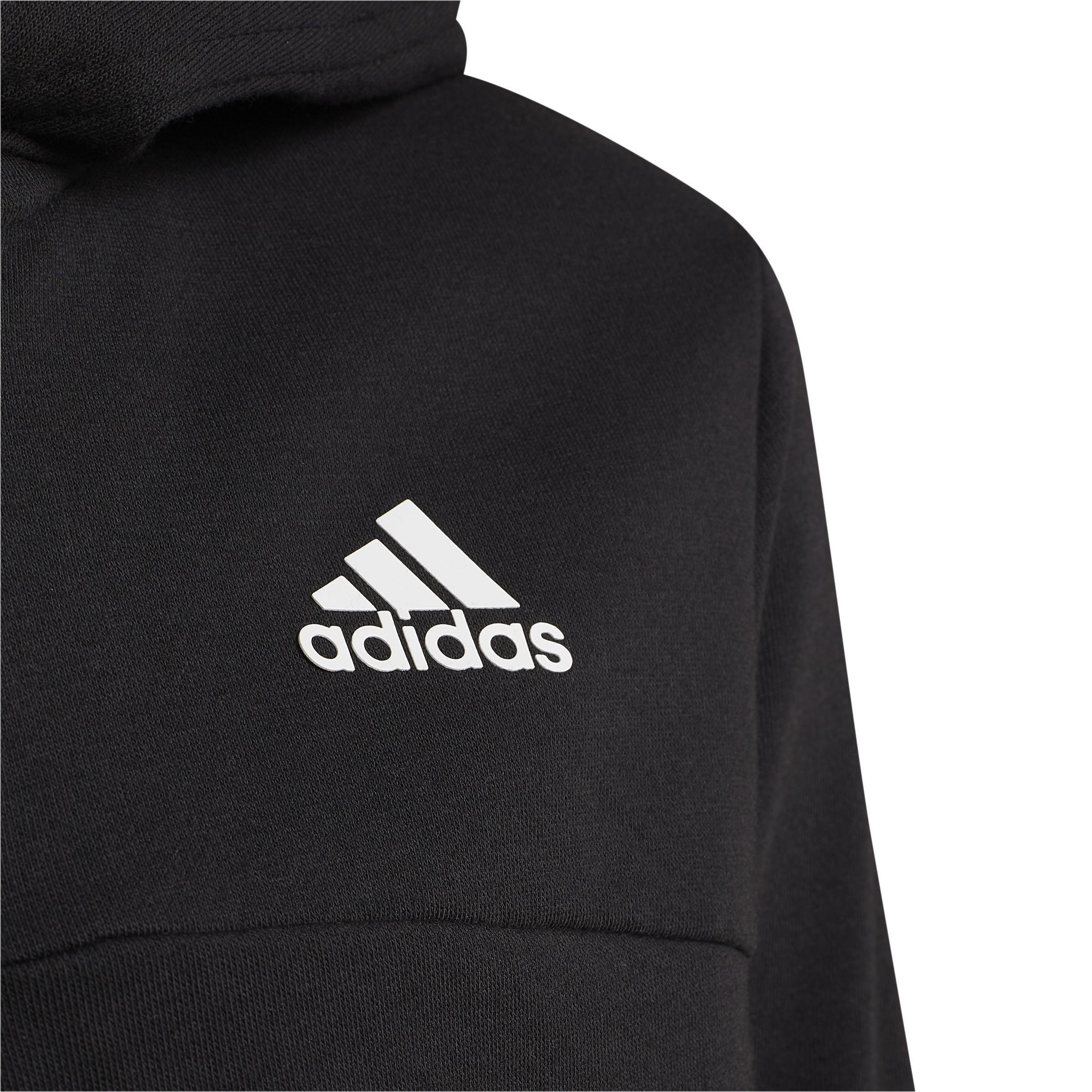 Kids 3-Stripes Tracksuit, Black, A901_ONE, large image number 4