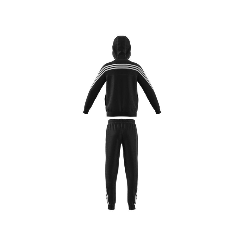 Kids 3-Stripes Tracksuit, Black, A901_ONE, large image number 9