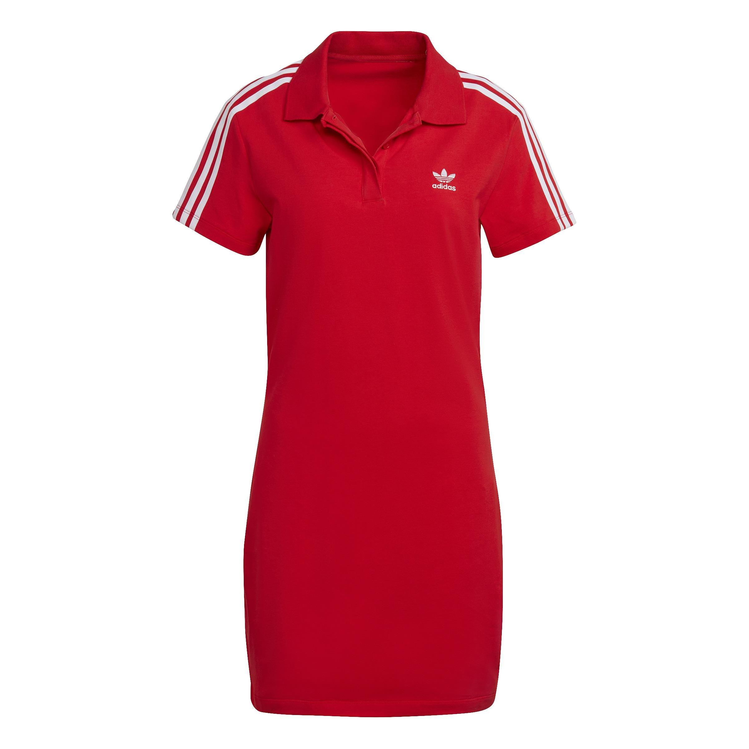 Adicolor Classics Tee Dress, Red, A901_ONE, large image number 1